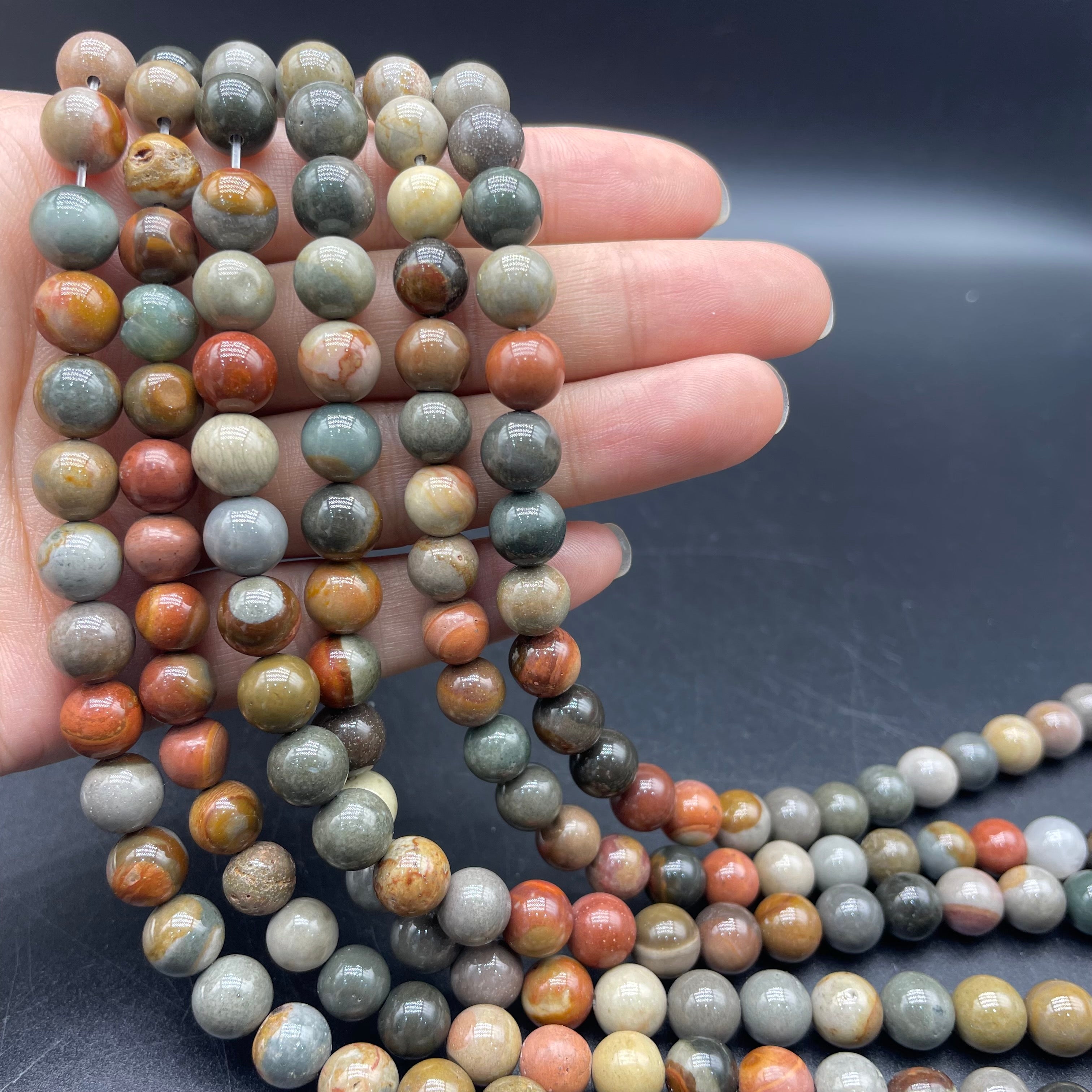 Polychrome Beads Strands