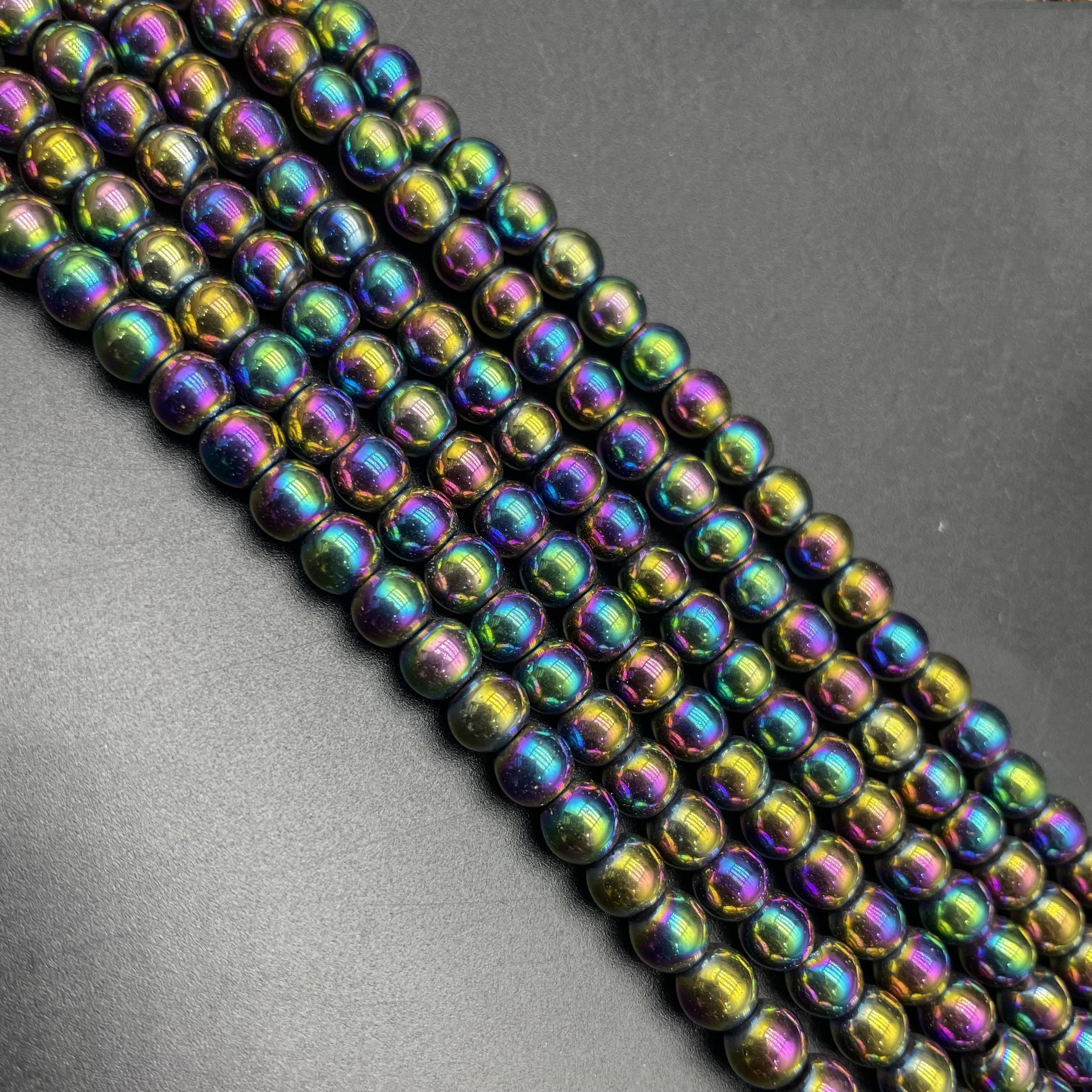 Aura Hematite Beads Strands