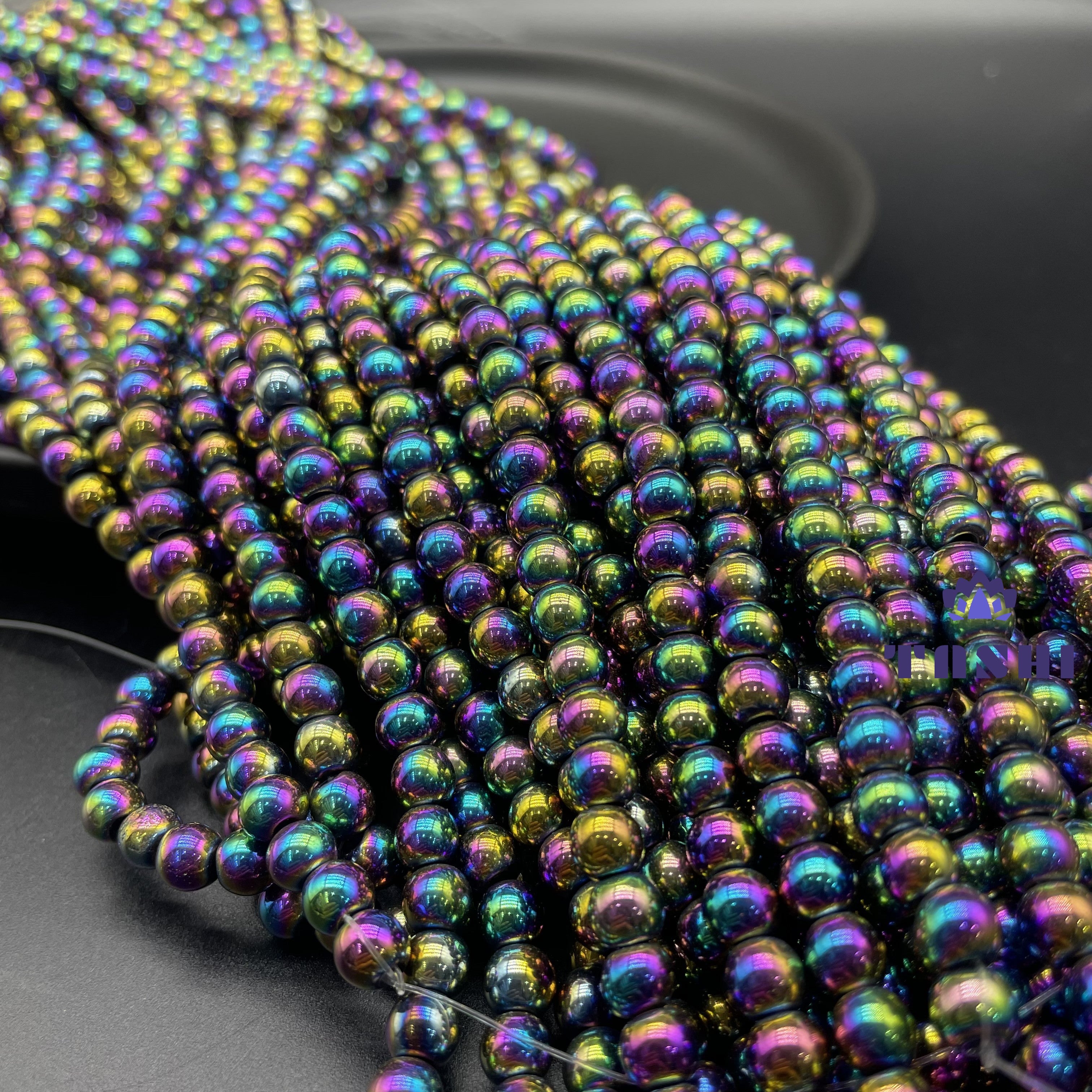Aura Hematite Beads Strands