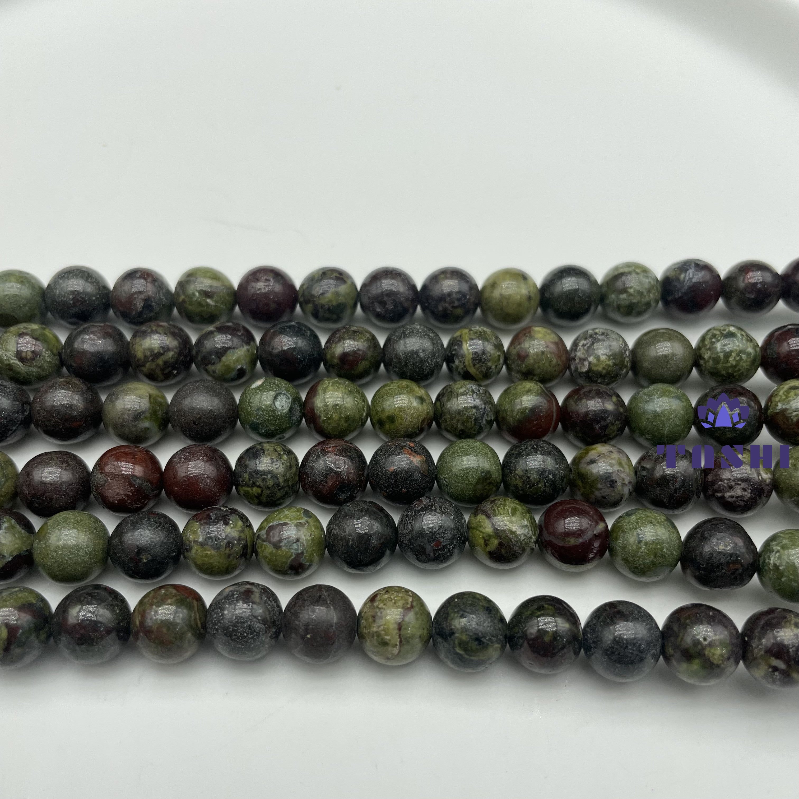 Dragon Blood Stone Beads Strands