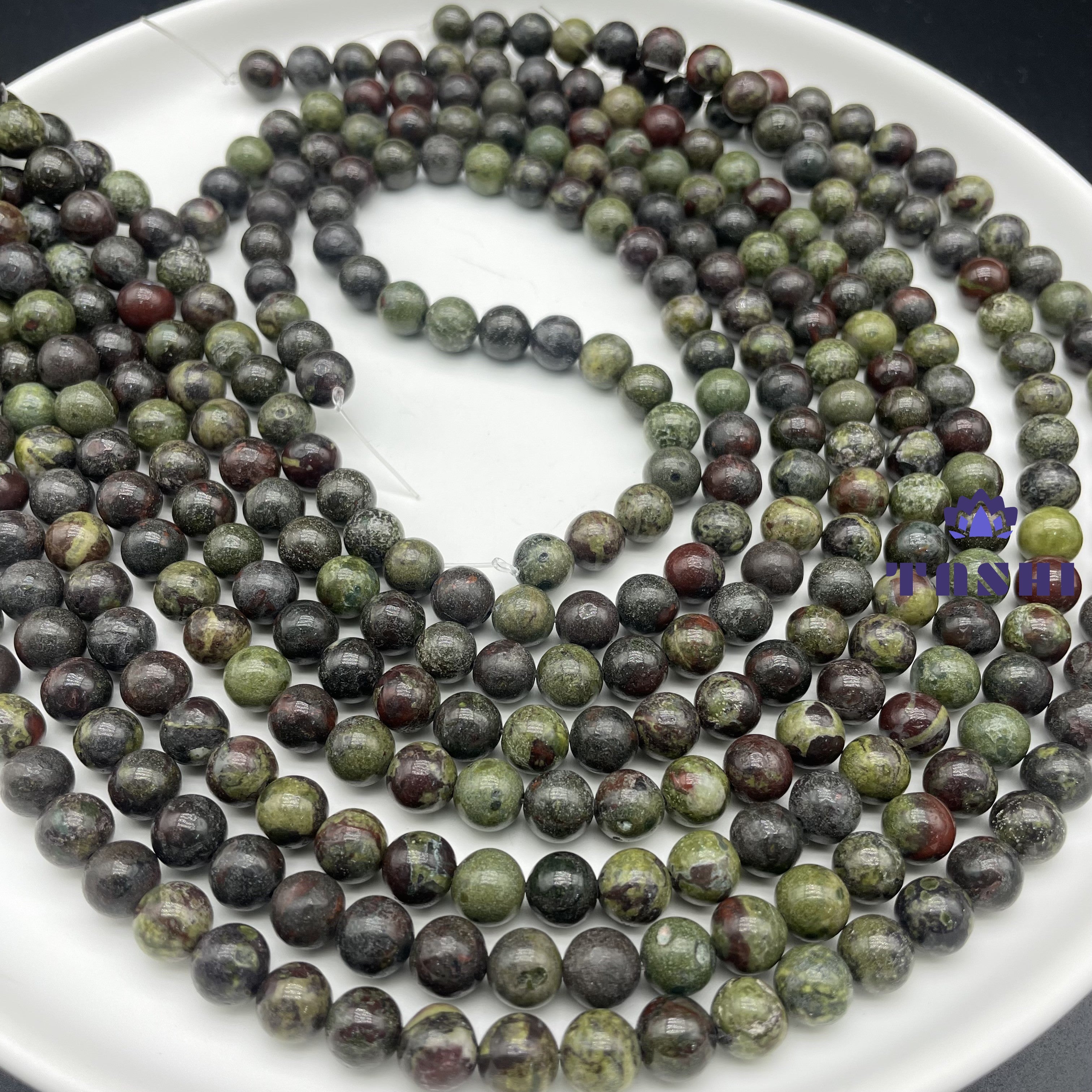Dragon Blood Stone Beads Strands