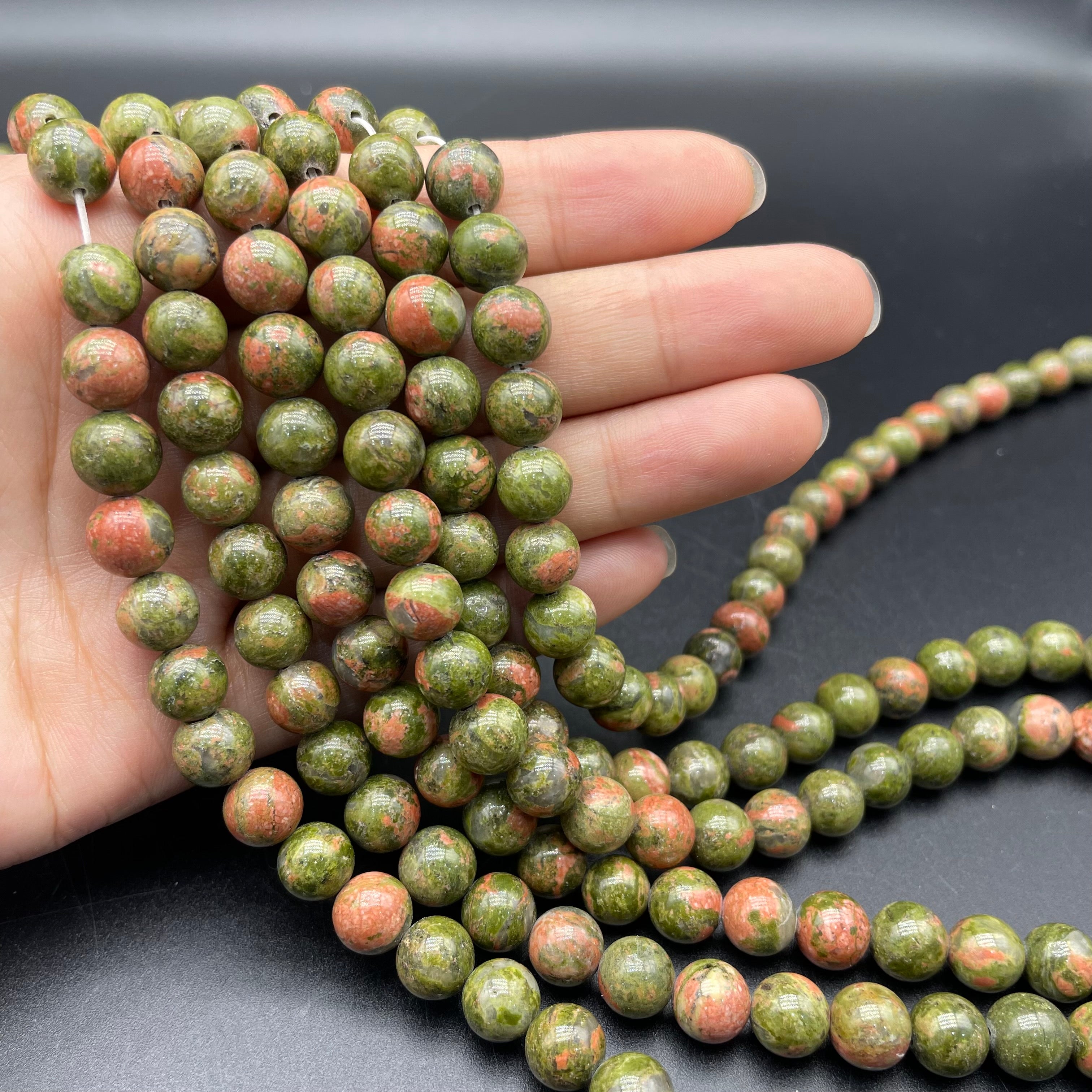 Unakite Beads Strands