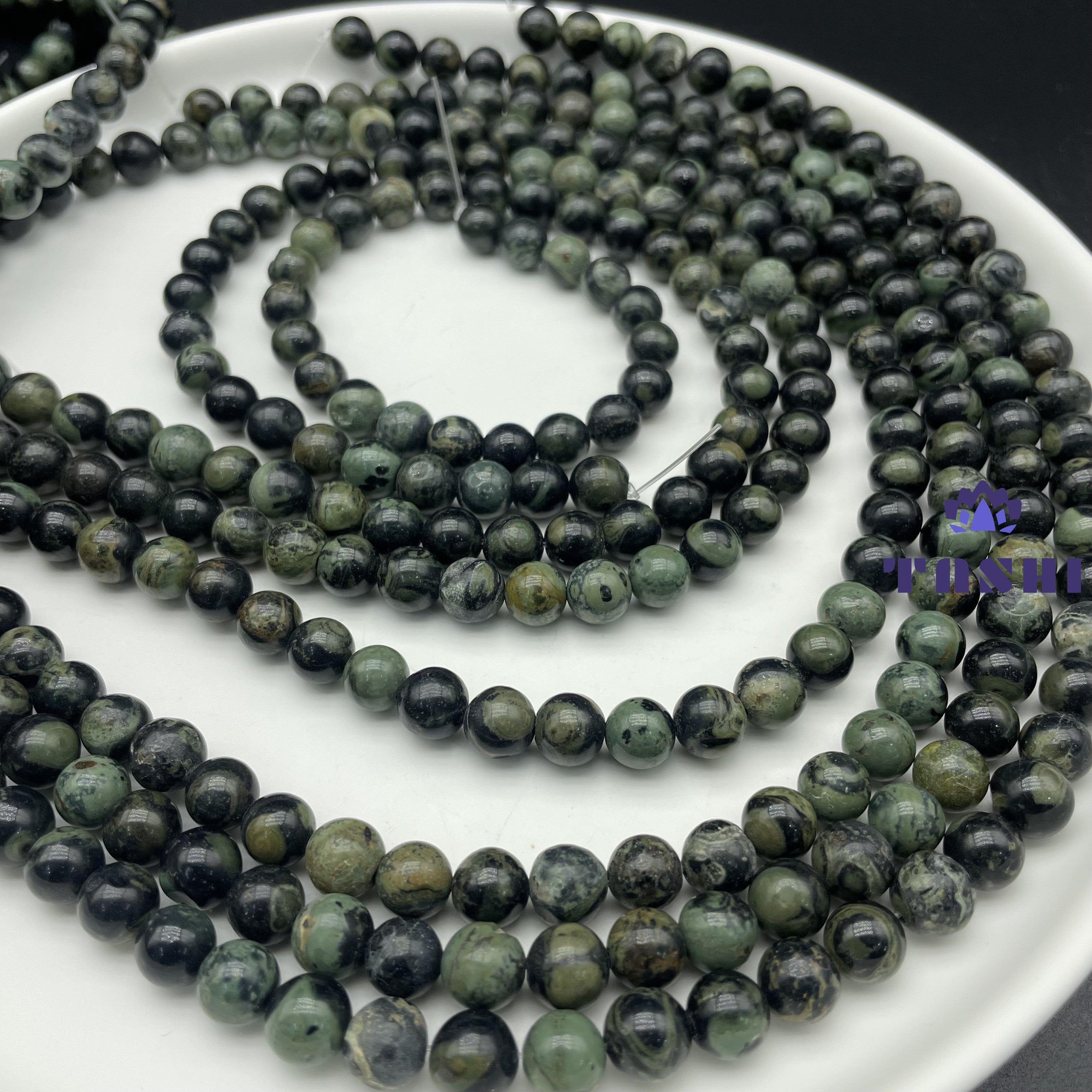 Kambaba Jasper Beads Strands