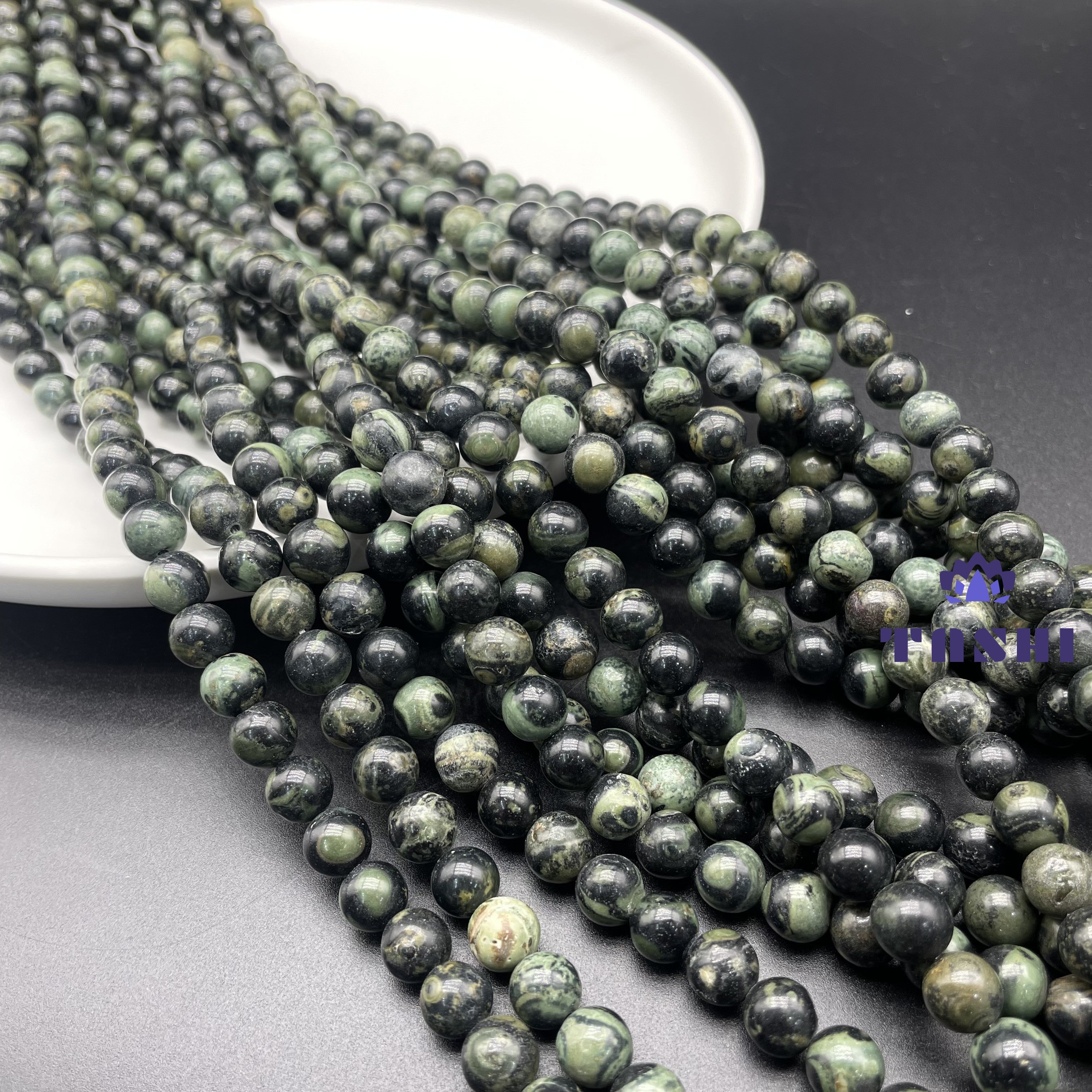 Kambaba Jasper Beads Strands