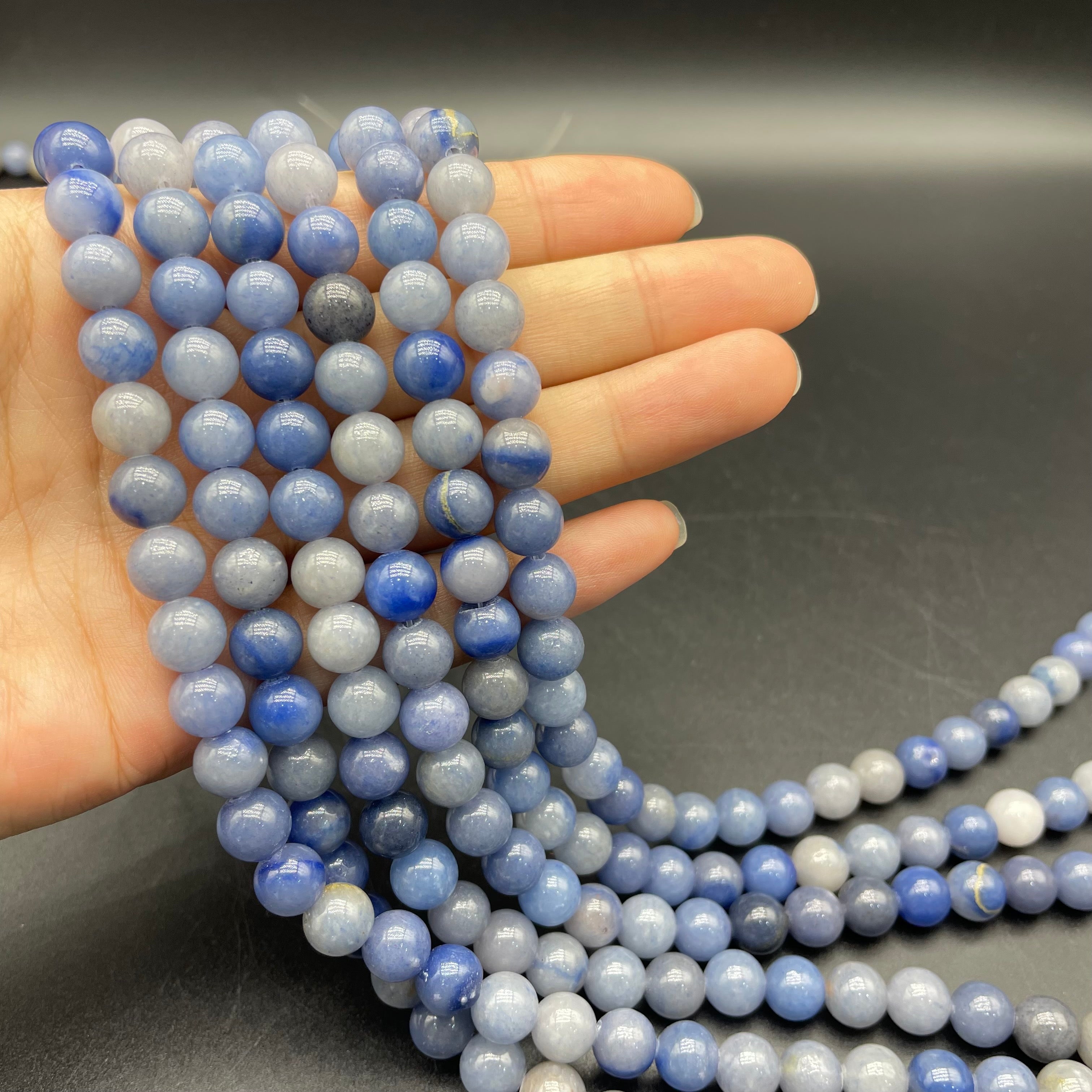 Blue Aventurine Beads Strands