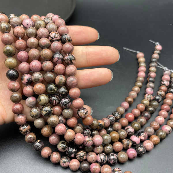 Rhodonite Beads Strands