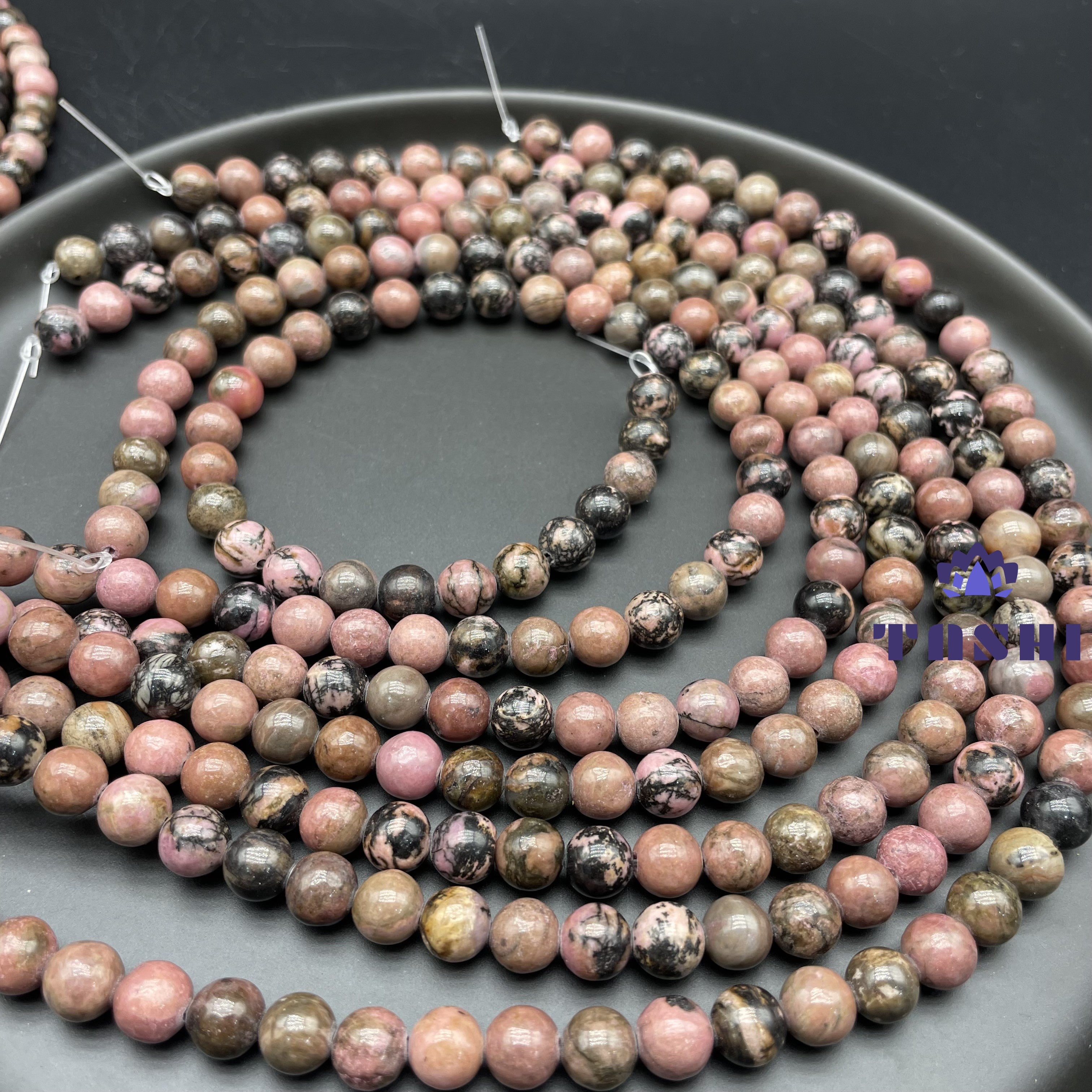 Rhodonite Beads Strands