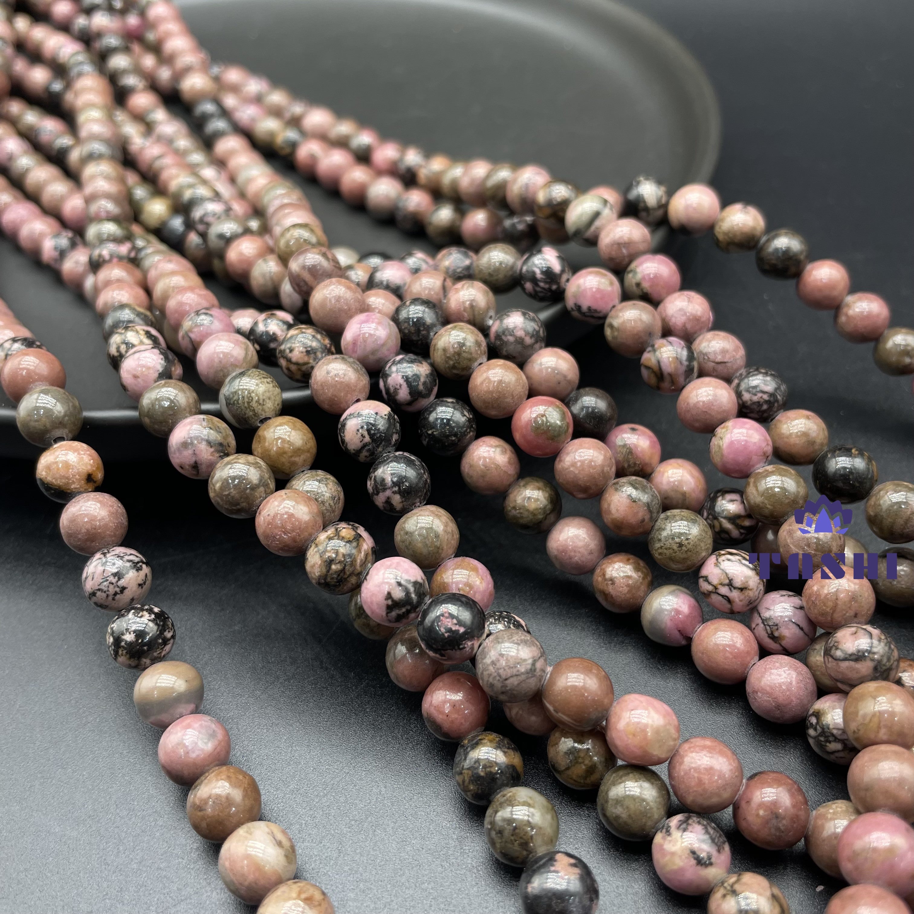 Rhodonite Beads Strands