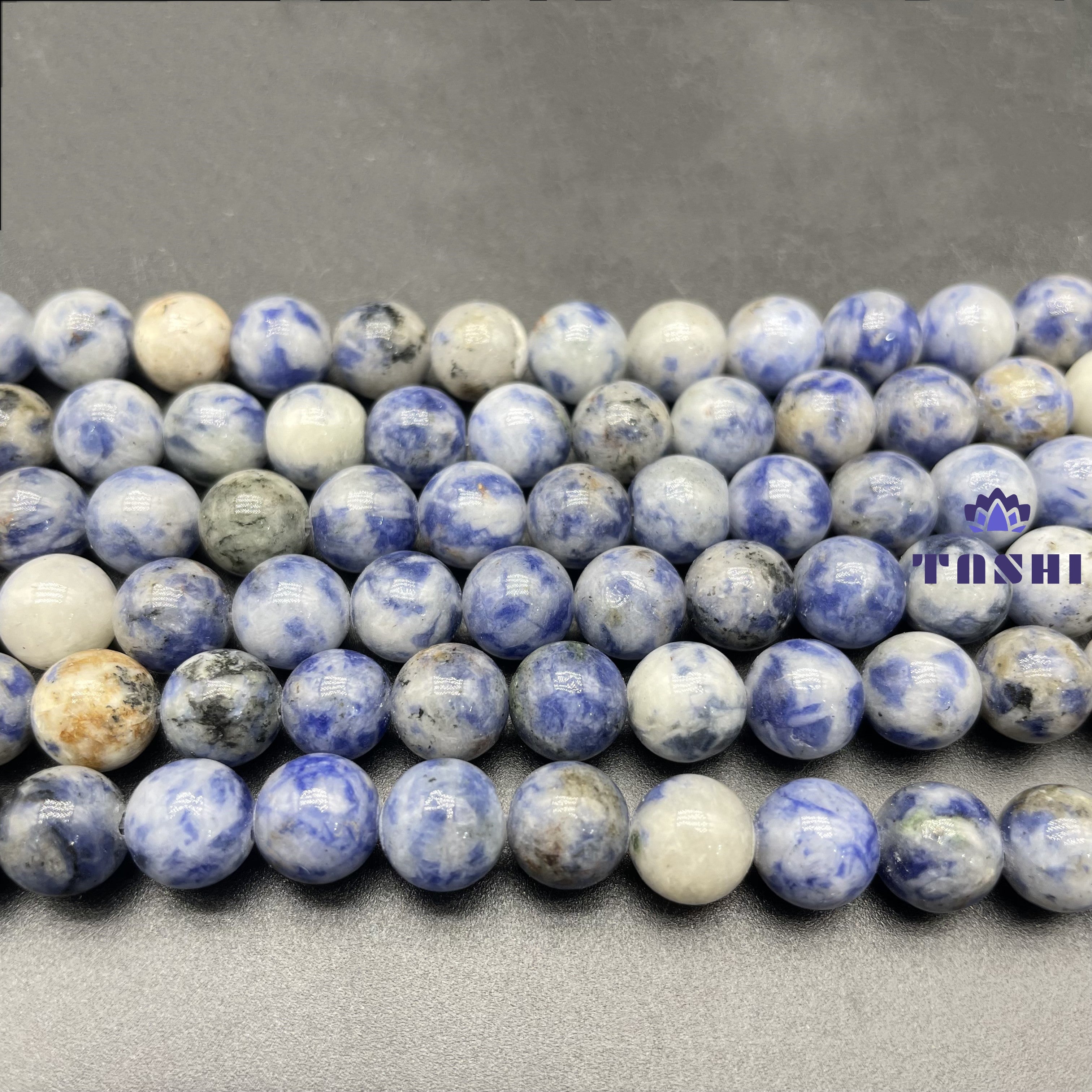 Blue Spotted Jasper Beads Strands