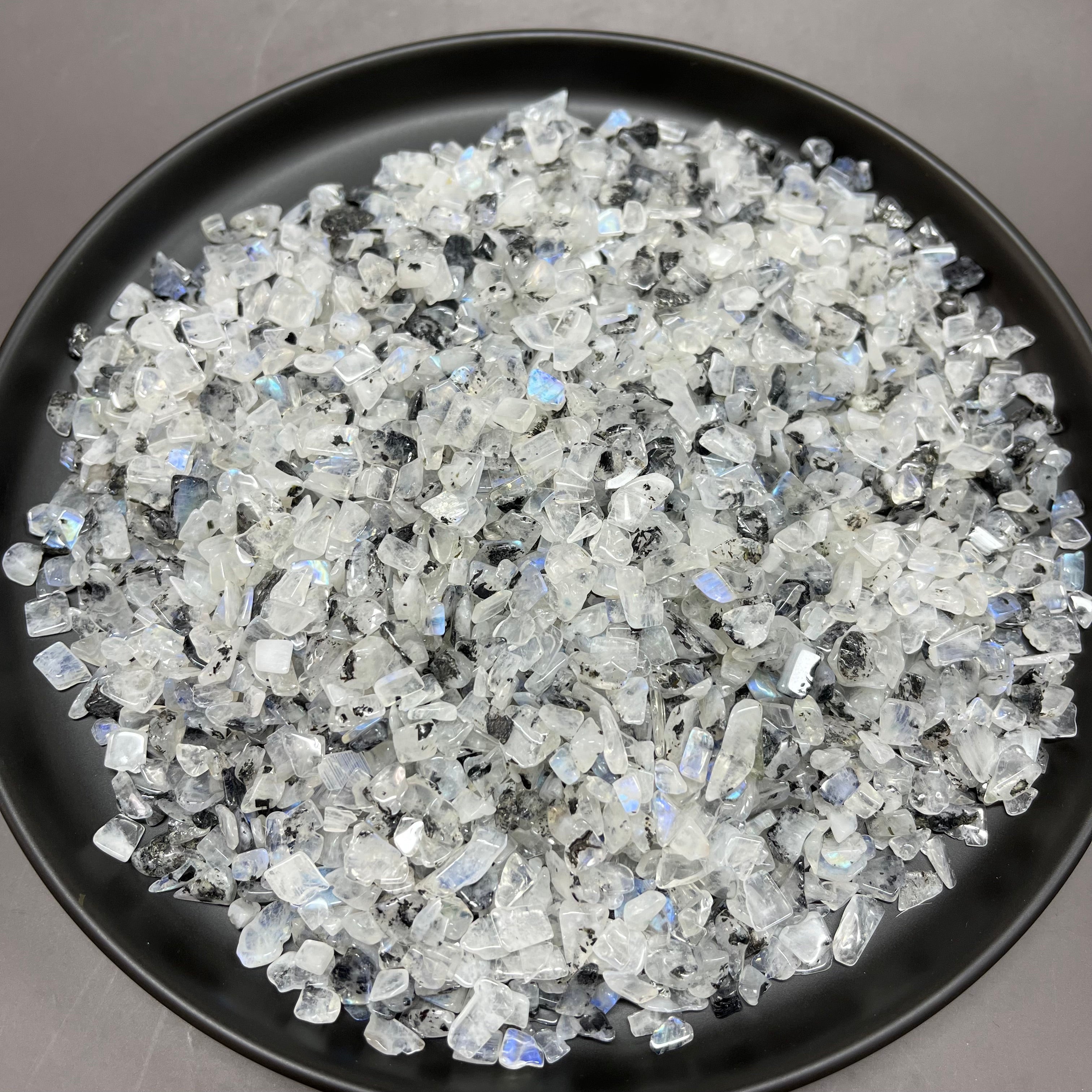 Flashy Rainbow Moonstone Chips