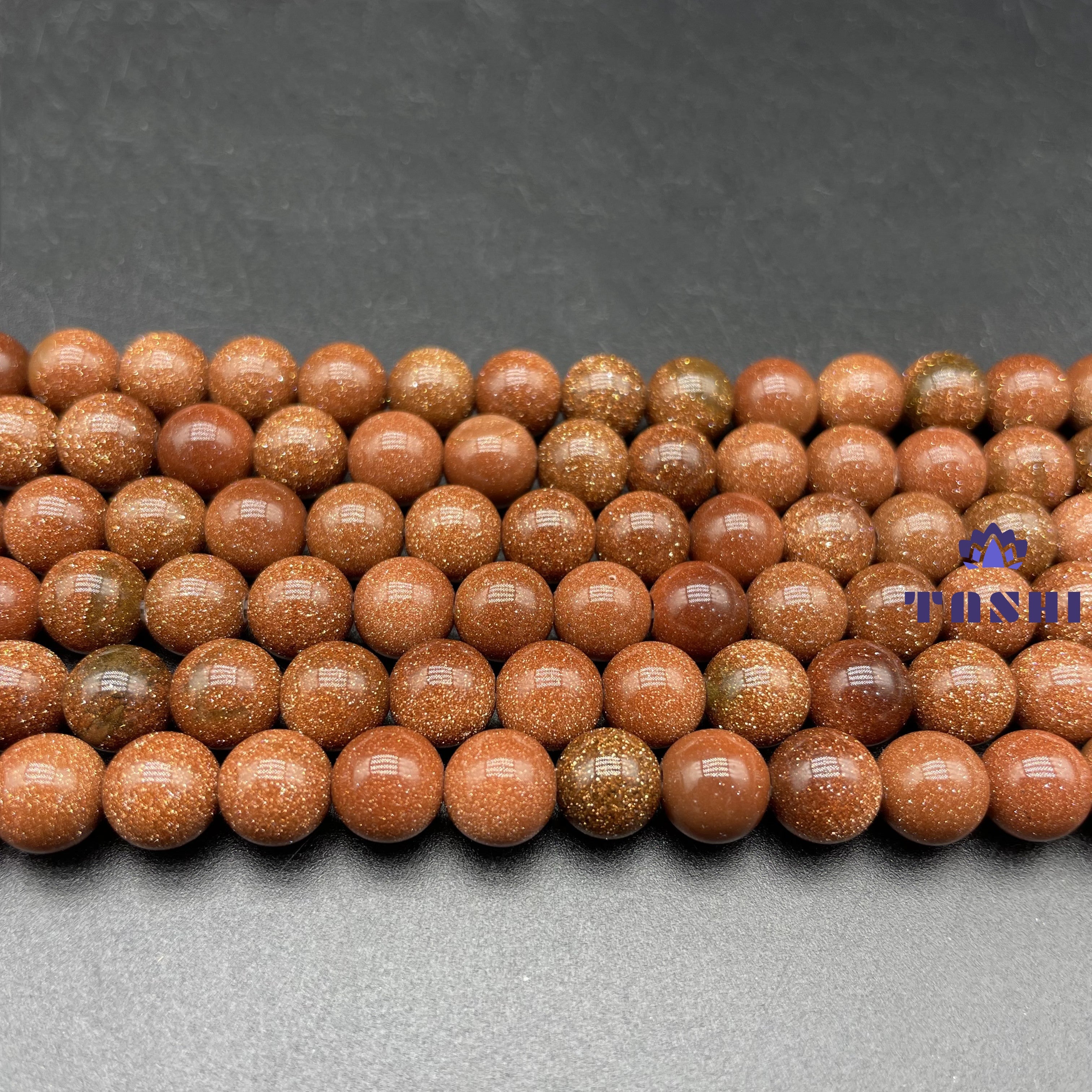 Golden Sandstone Beads Strands