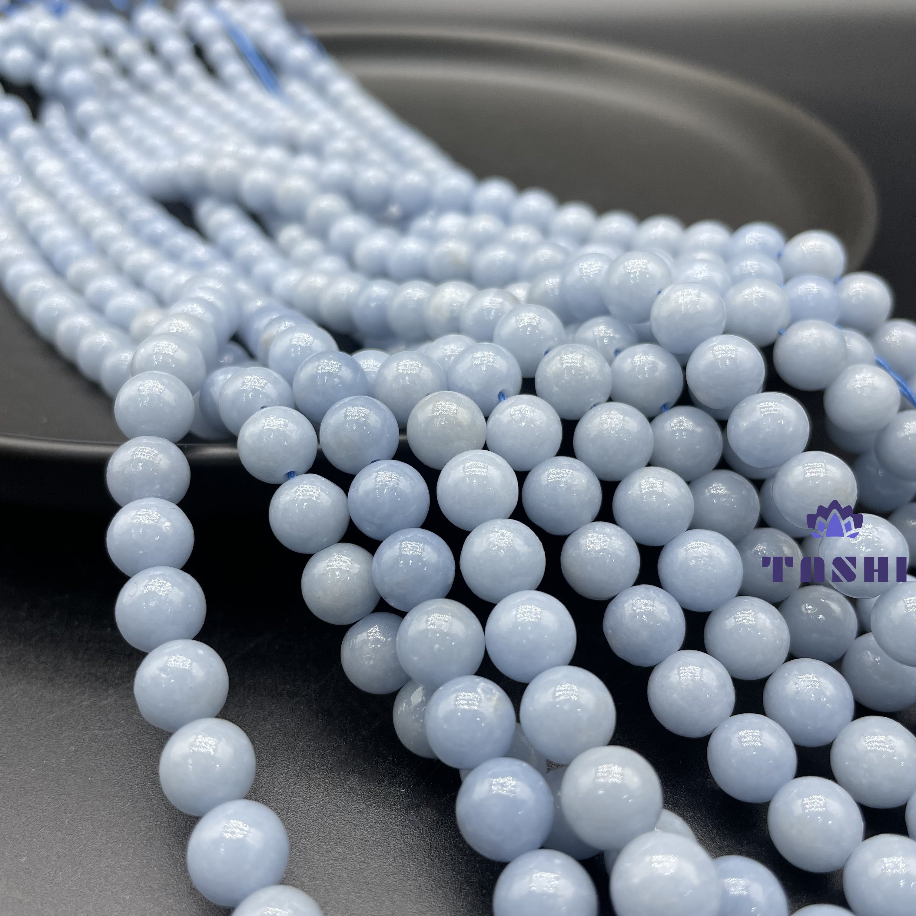 Angelite Beads Strands