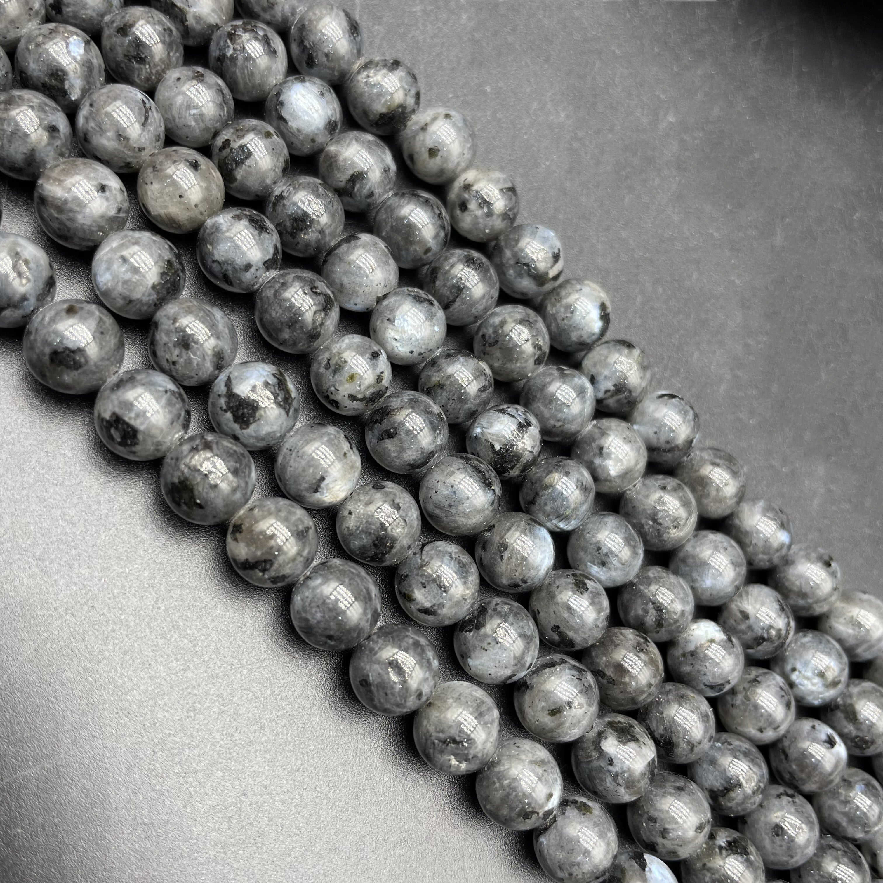 Larvikite  Beads Strands