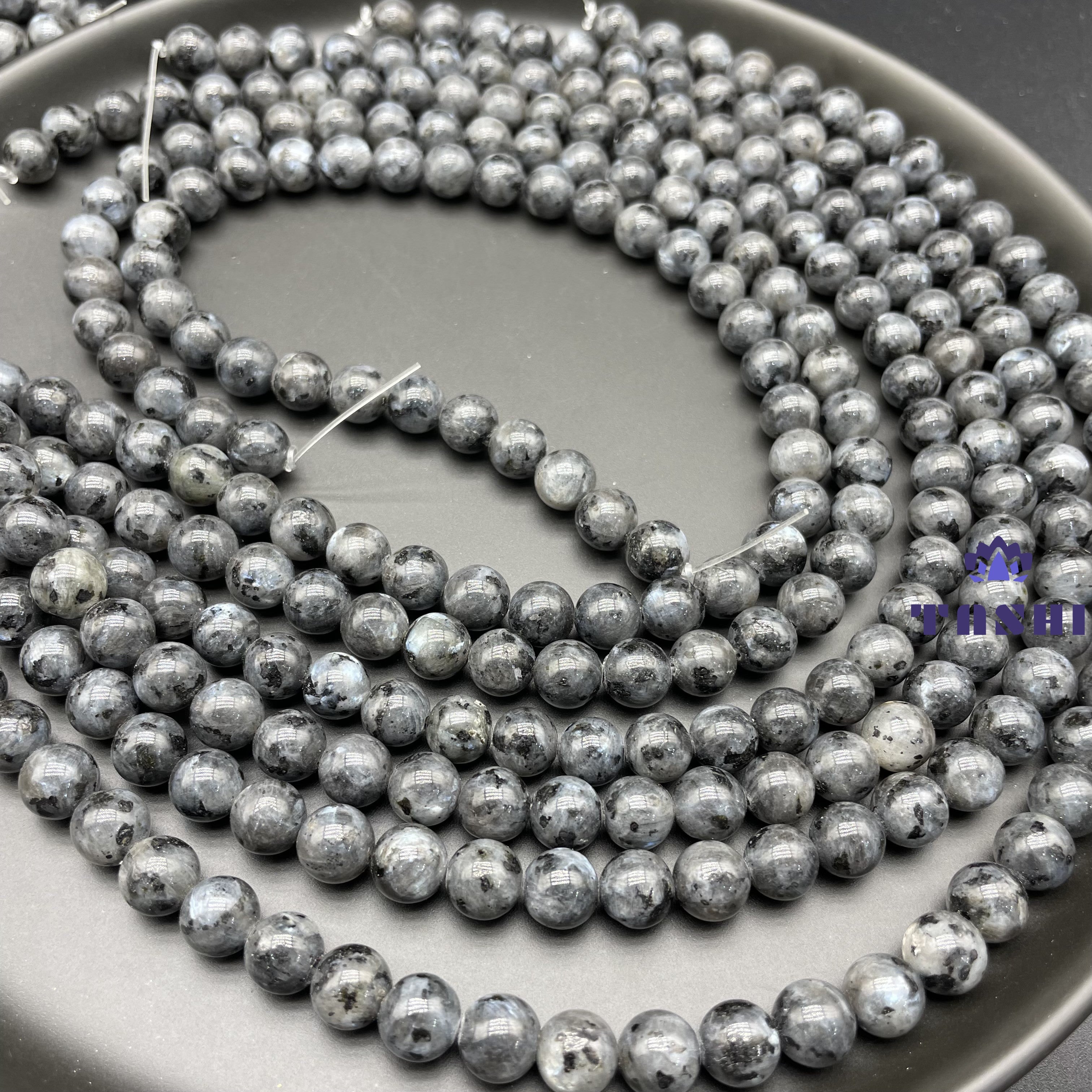 Larvikite  Beads Strands