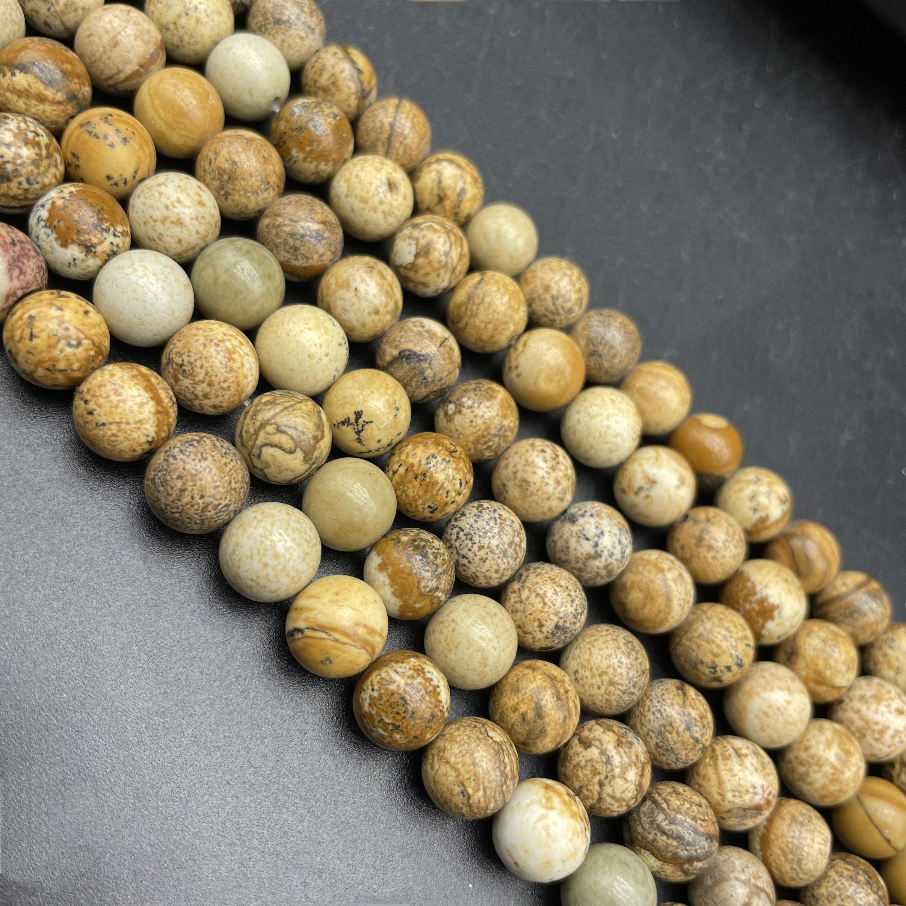 Picture Jasper Beads Strands