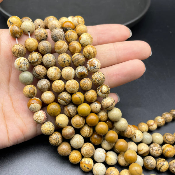 Picture Jasper Beads Strands
