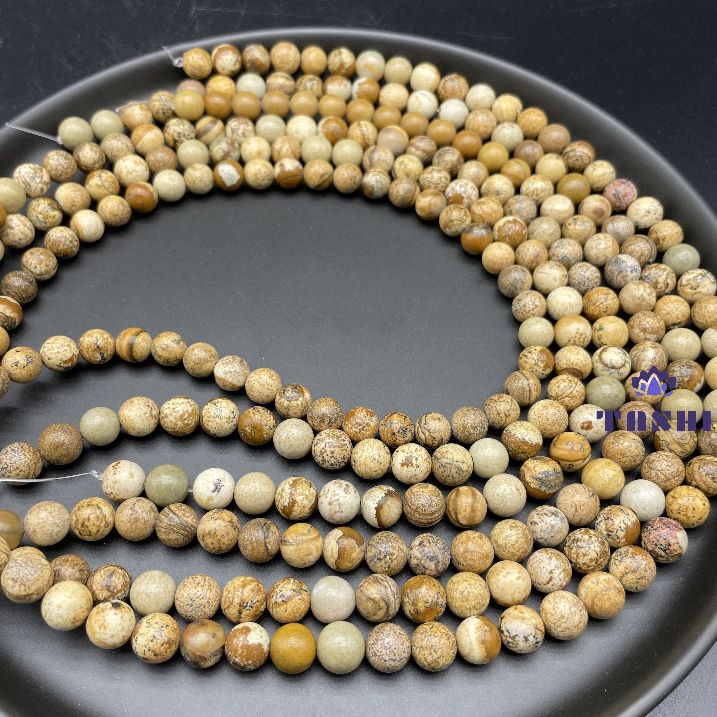 Picture Jasper Beads Strands