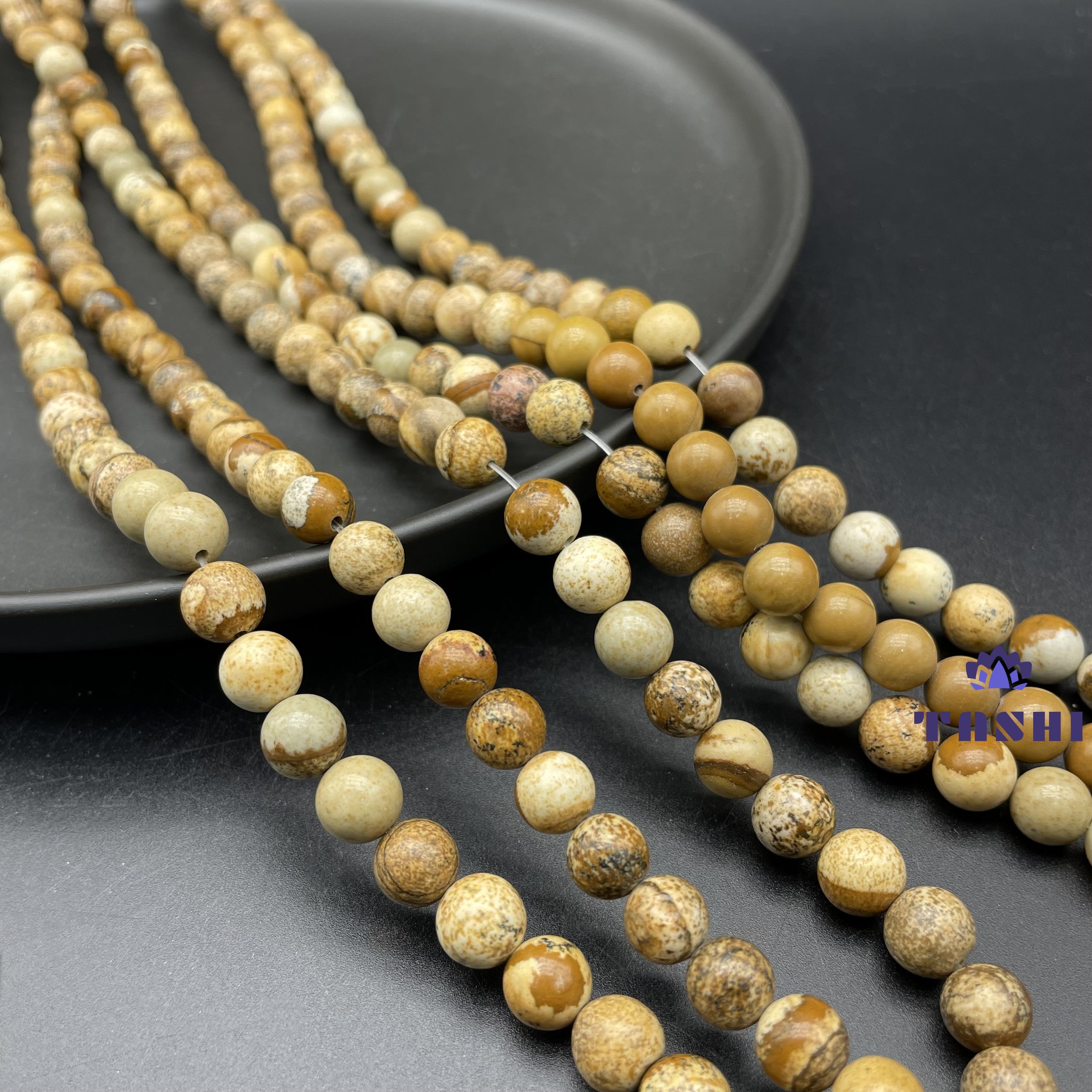 Picture Jasper Beads Strands