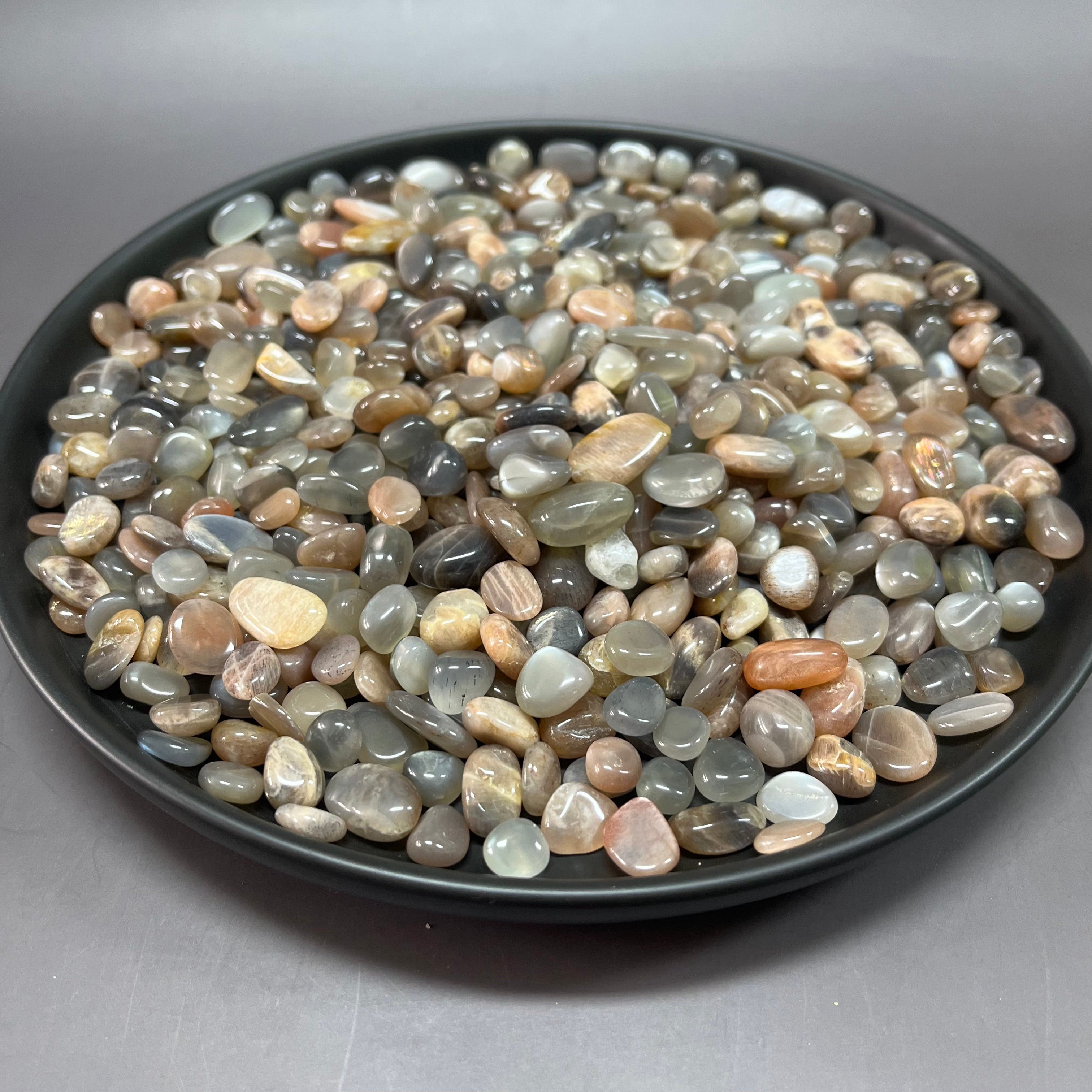 Black Sunstone Pebbles Chips