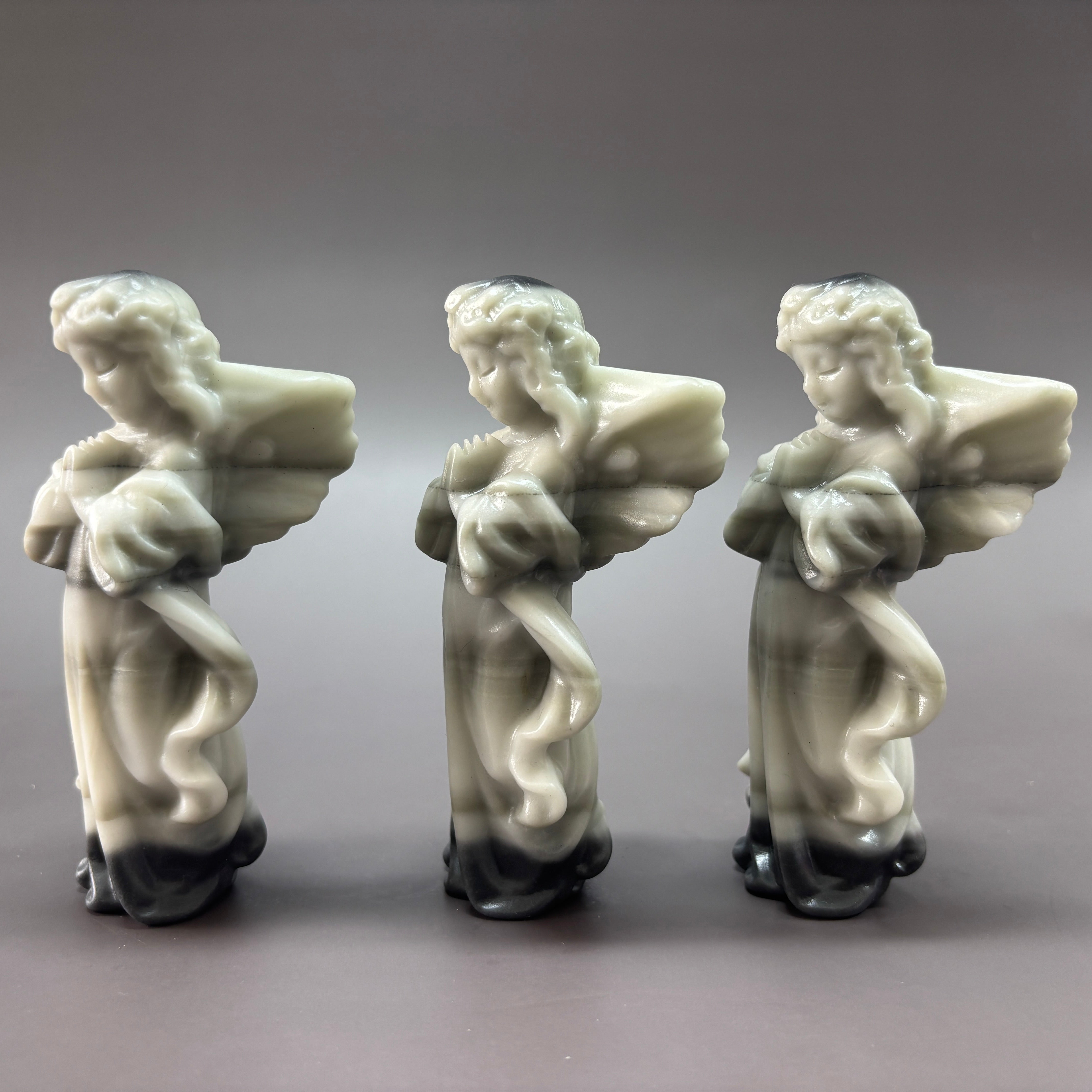 Angel Taiji Jasper Carving