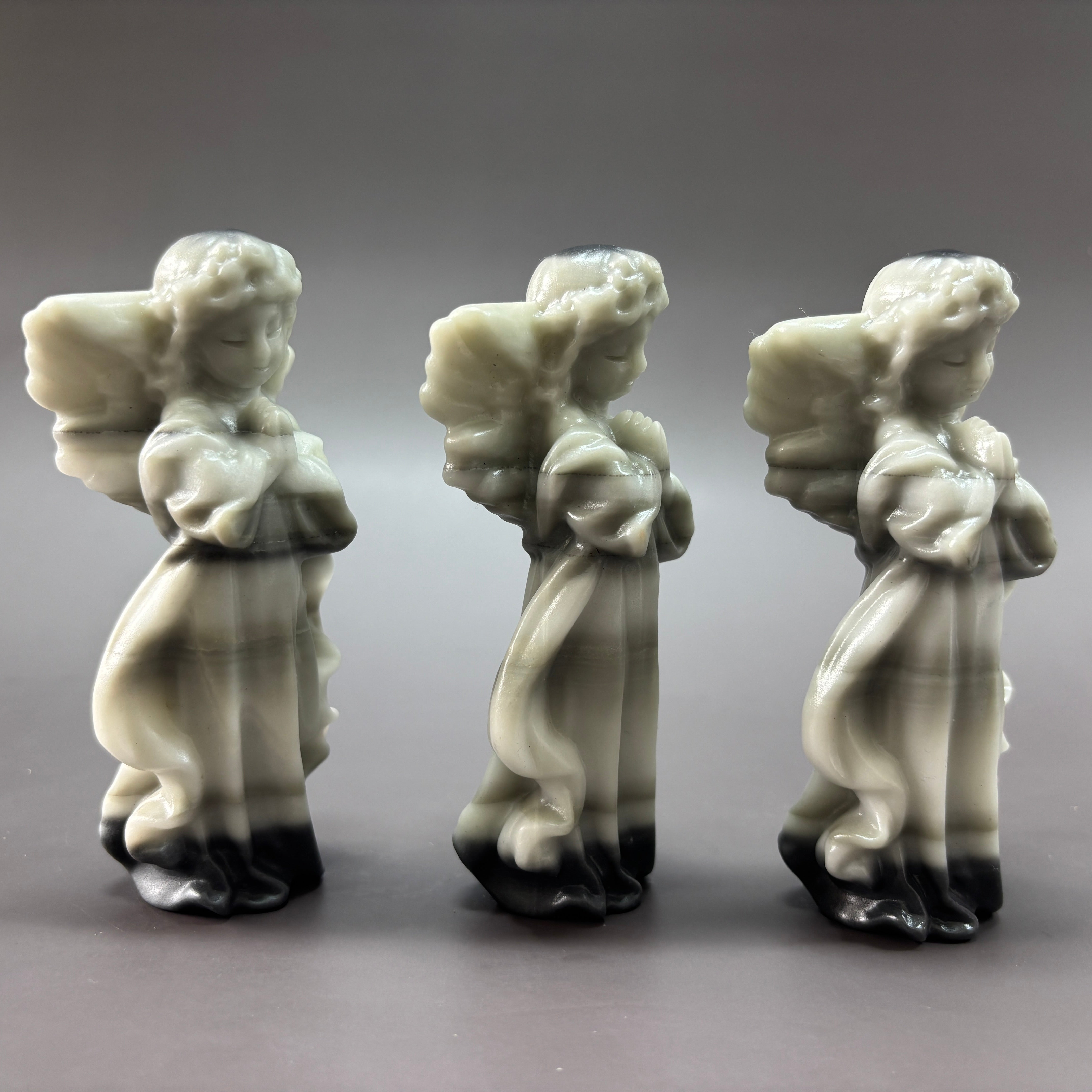 Angel Taiji Jasper Carving