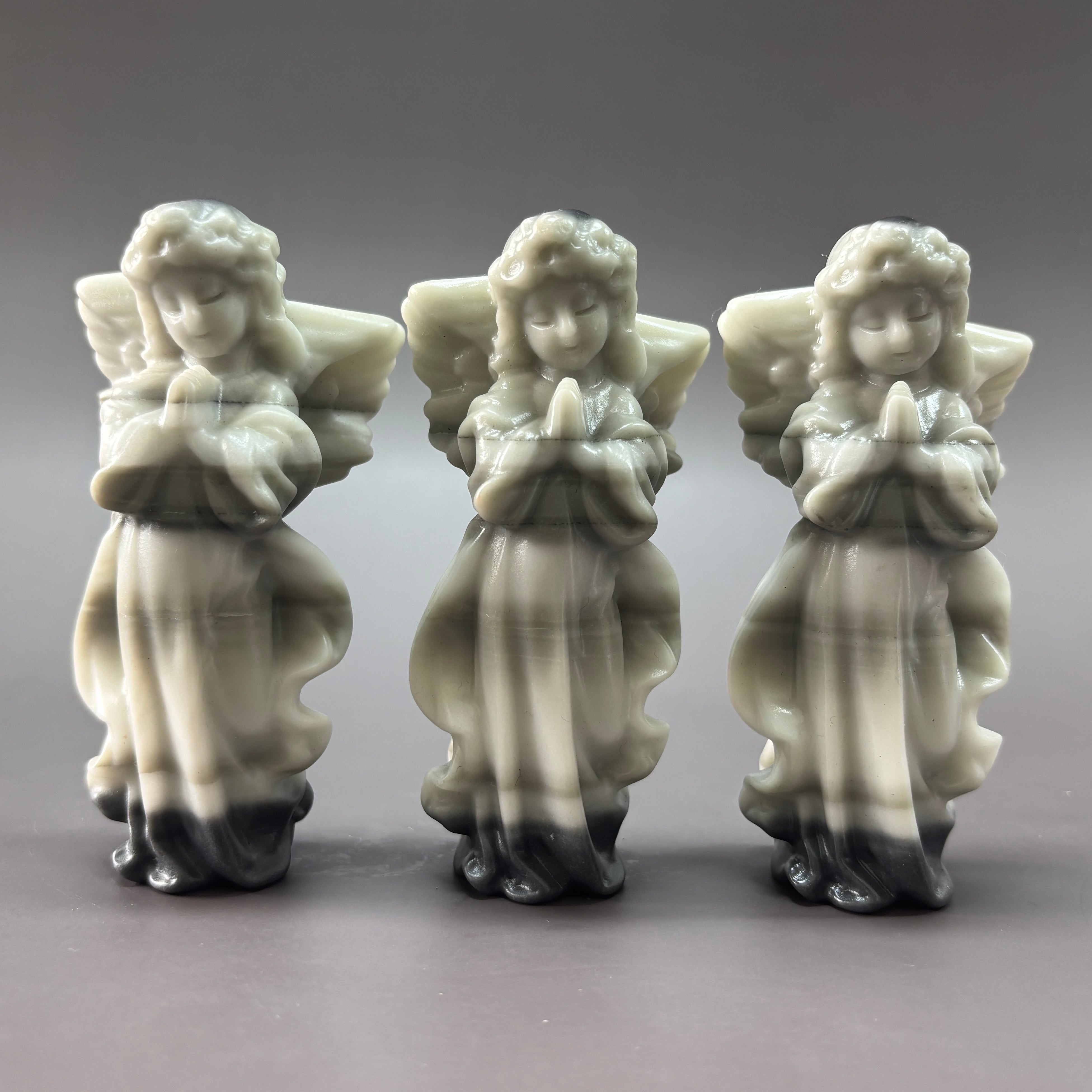 Angel Taiji Jasper Carving