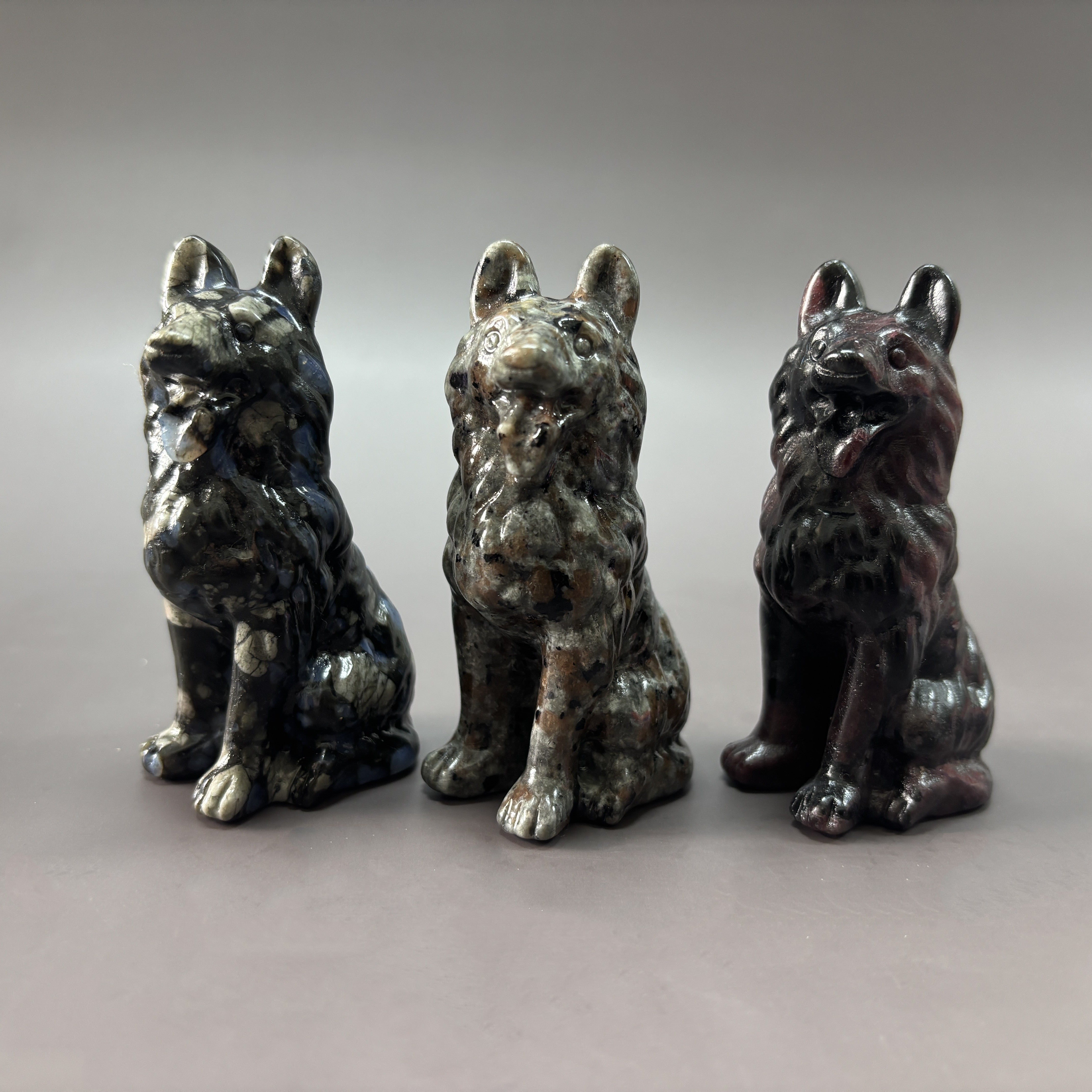 German Shepherd Dog Carving