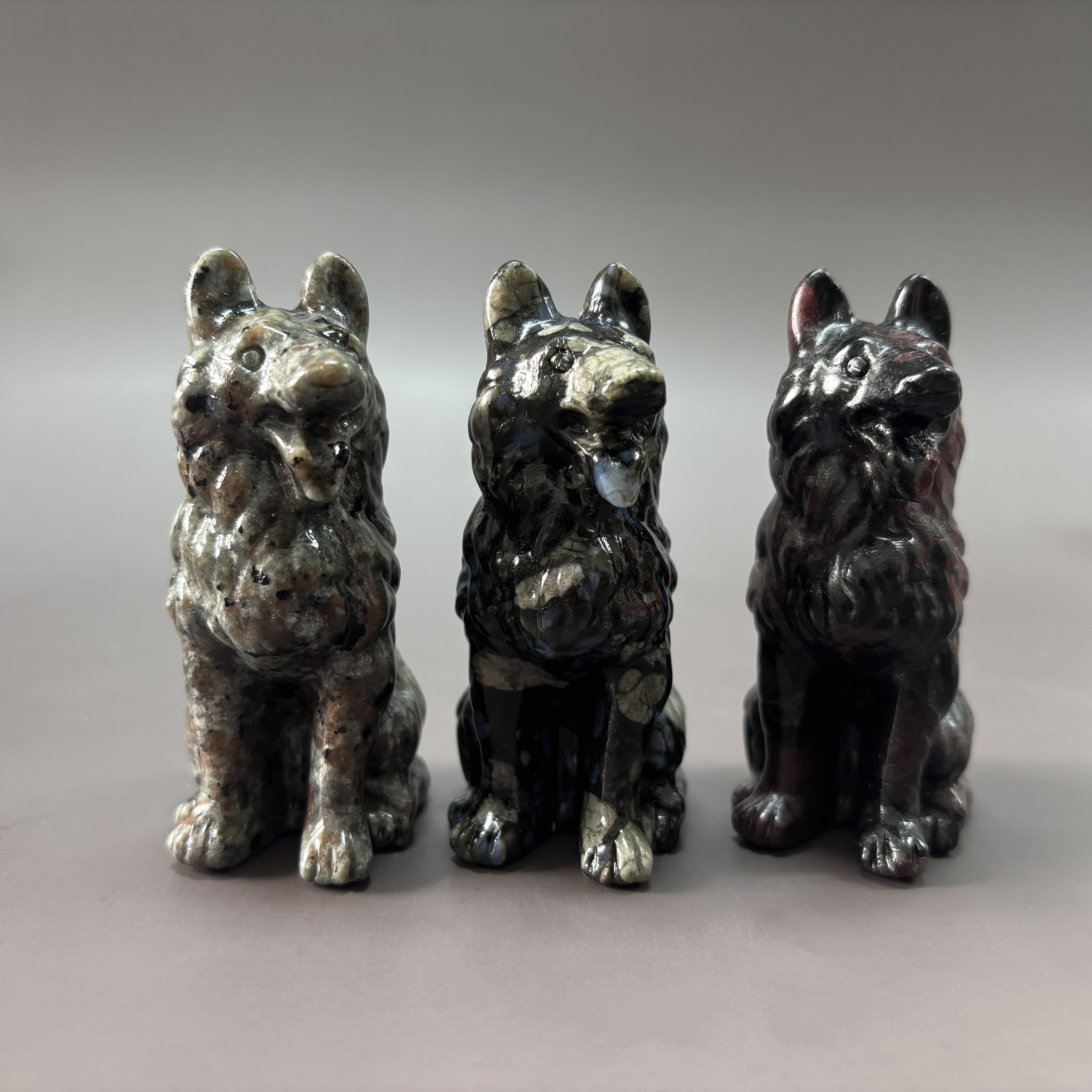 German Shepherd Dog Carving