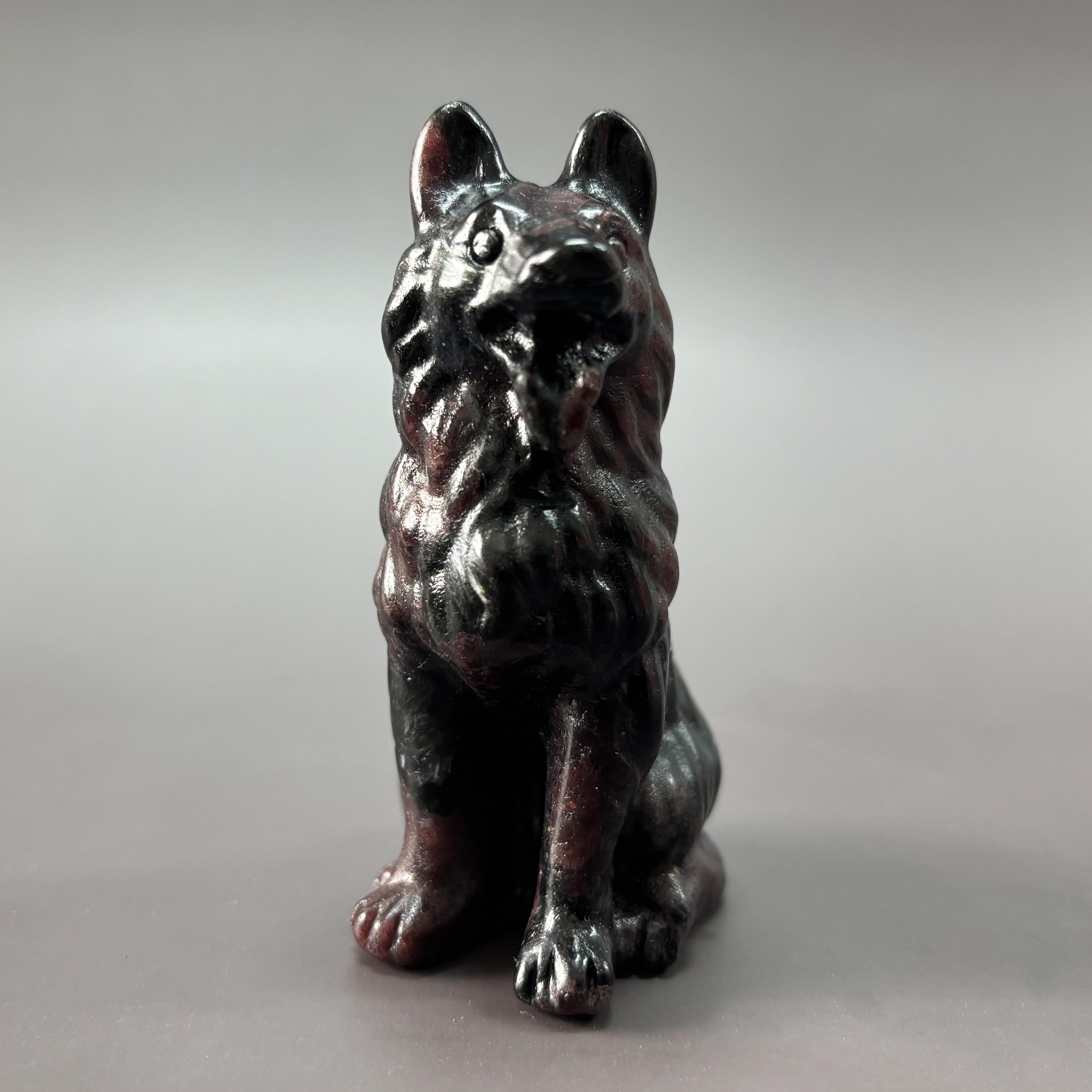 German Shepherd Dog Carving