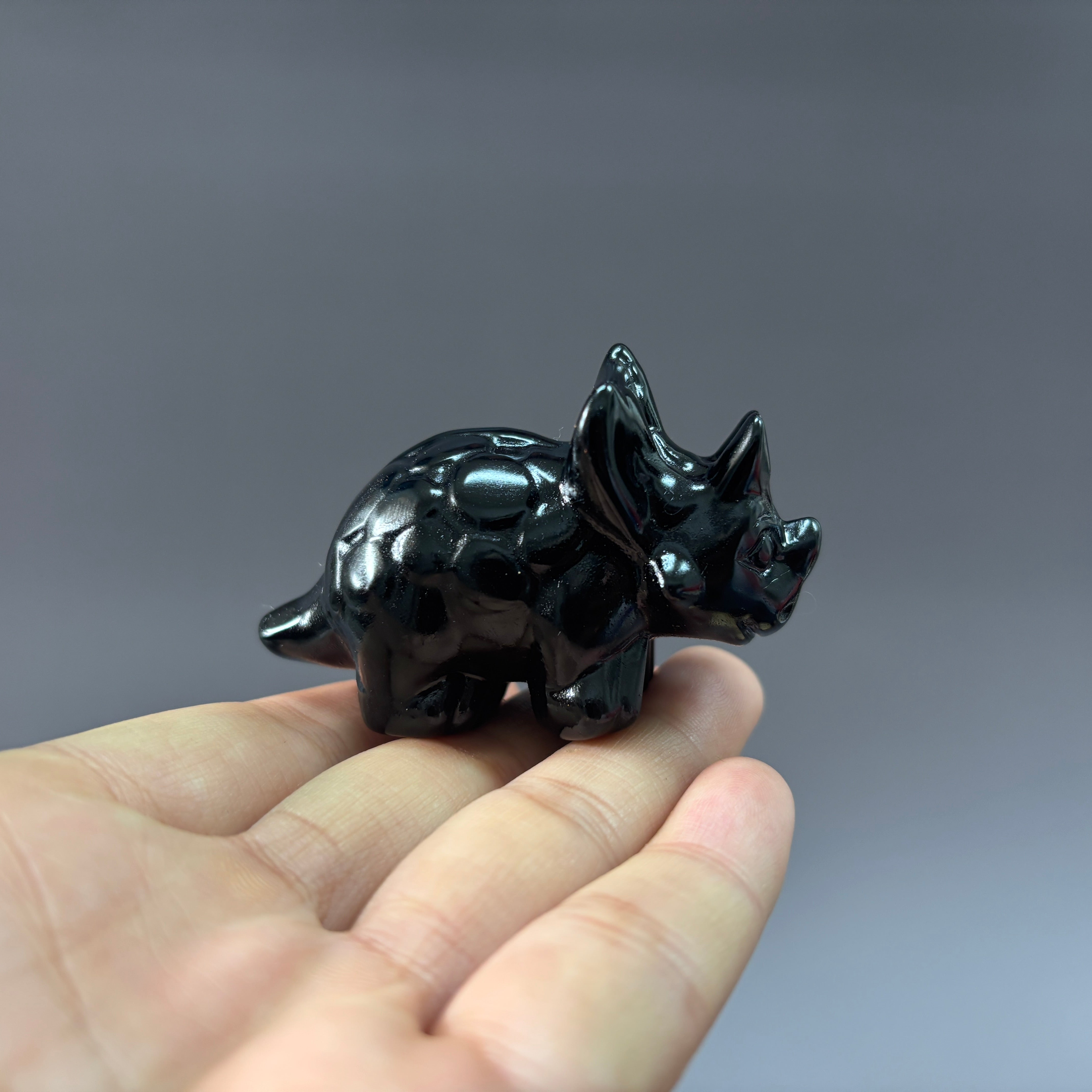 6CM Triceratops Carving