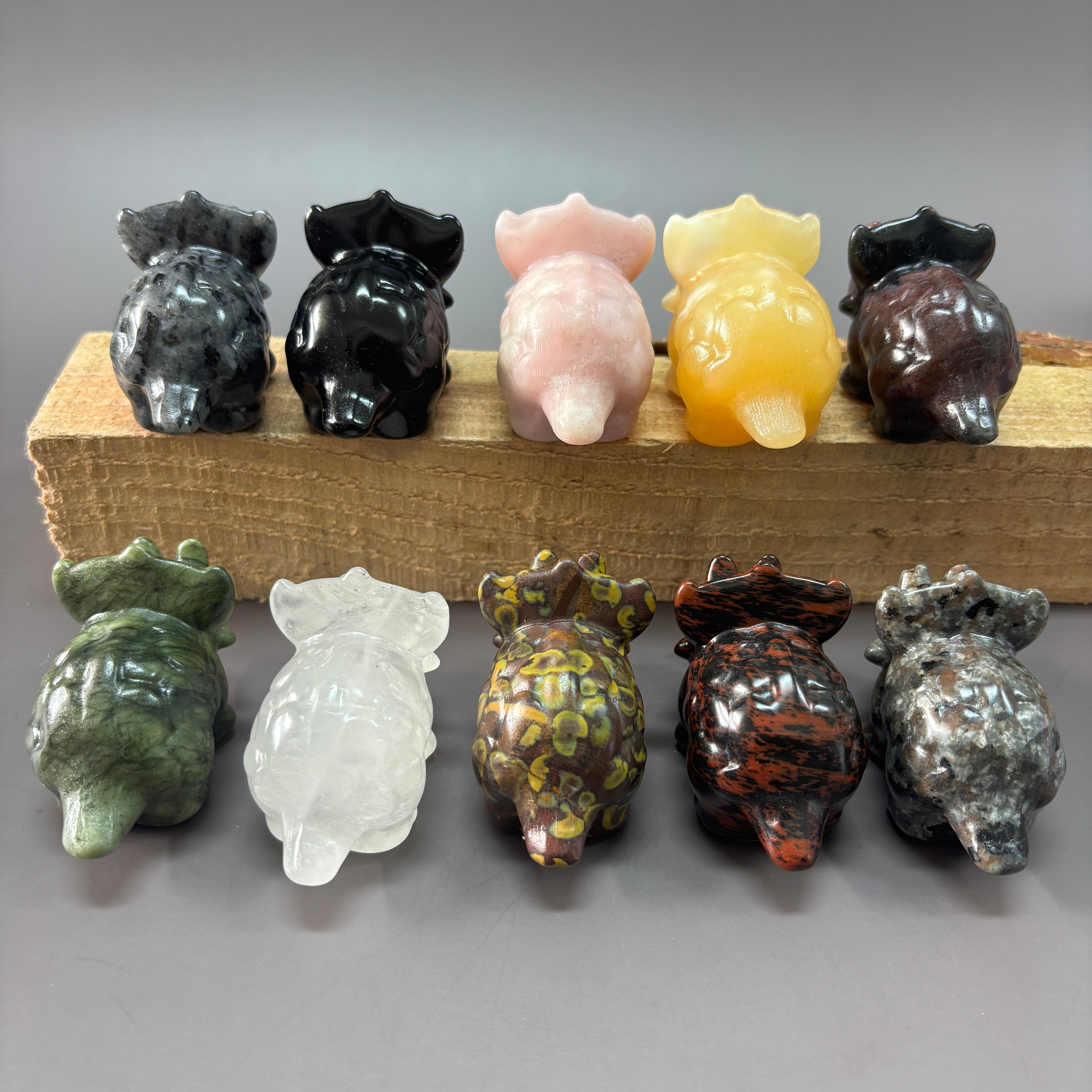 6CM Triceratops Carving