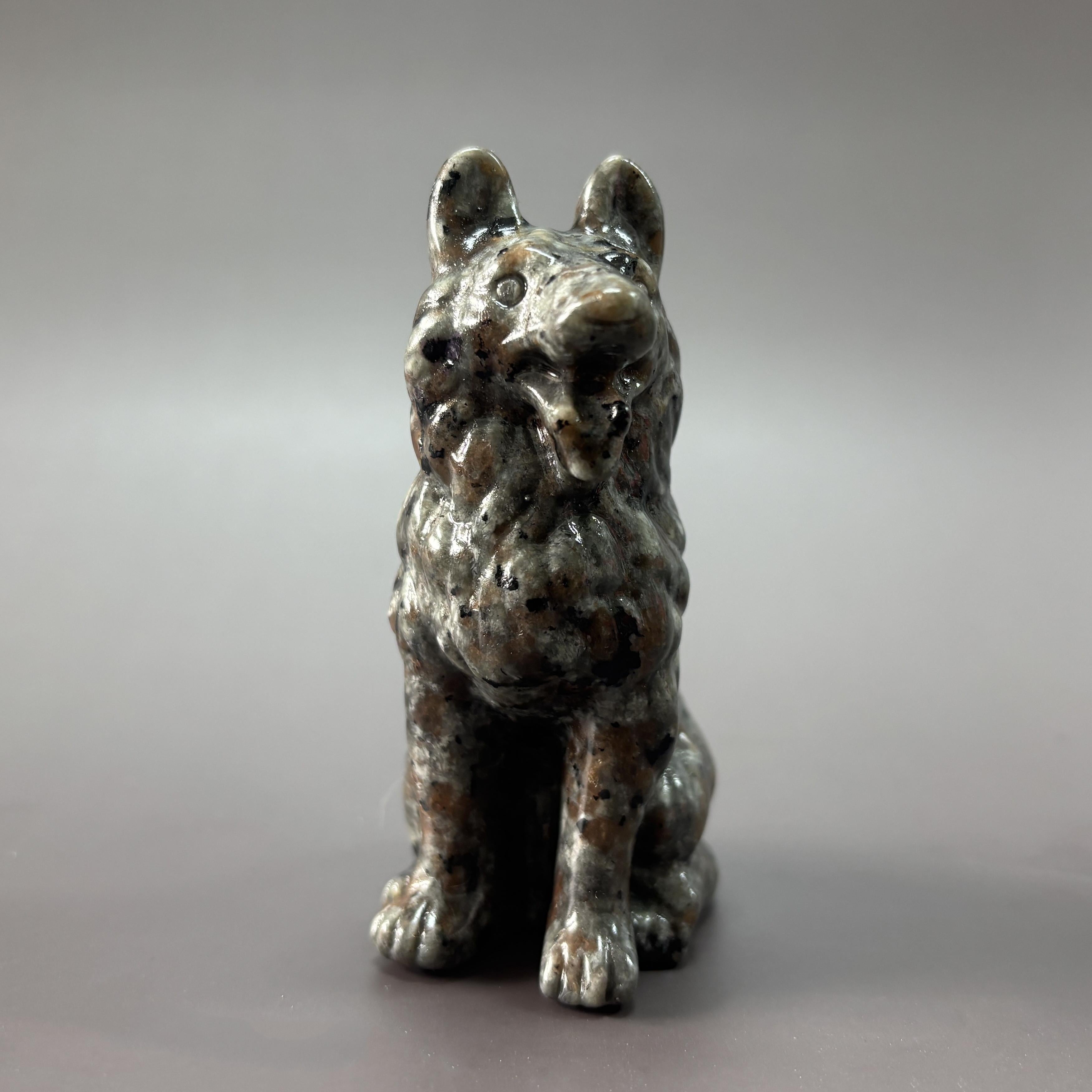 German Shepherd Dog Carving