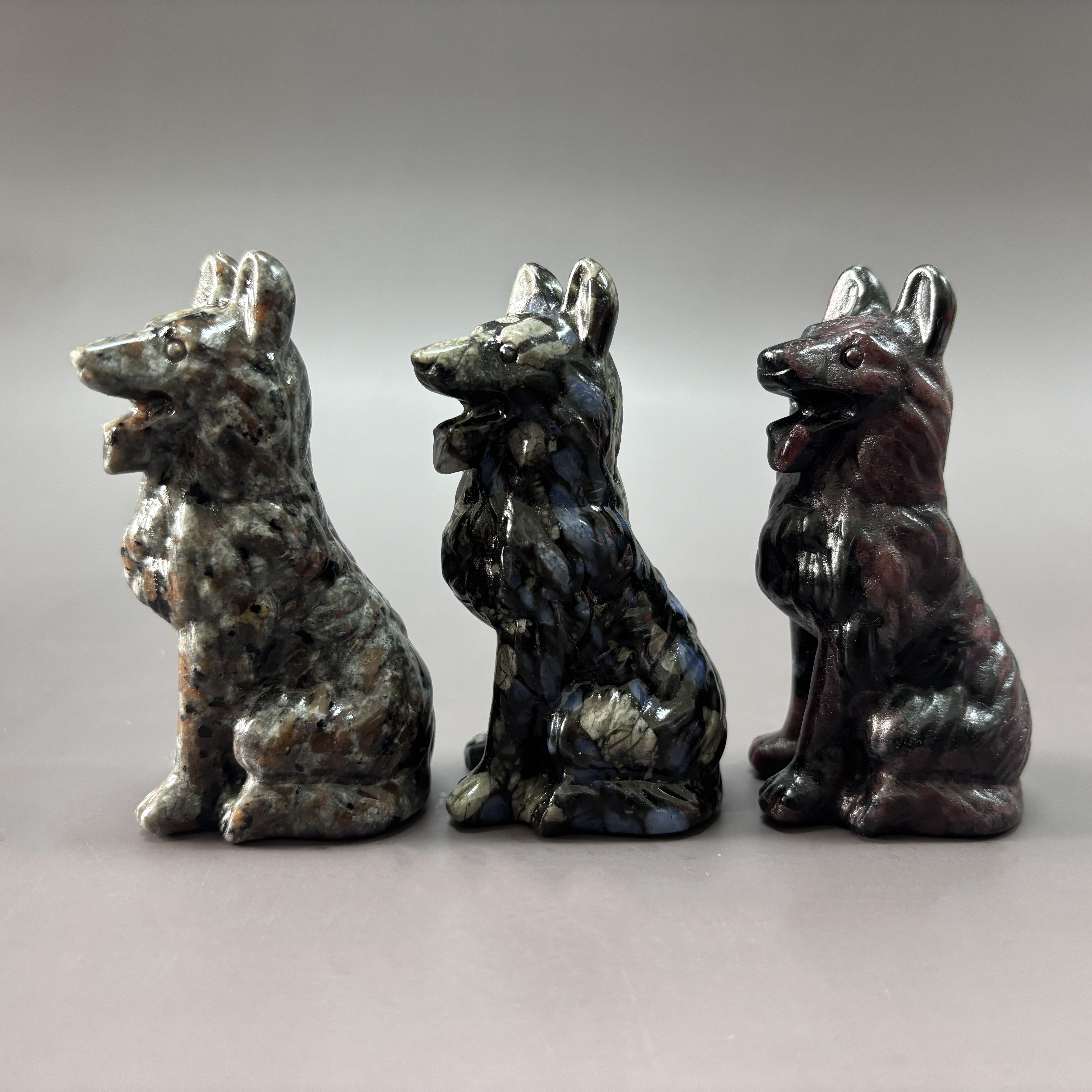 German Shepherd Dog Carving