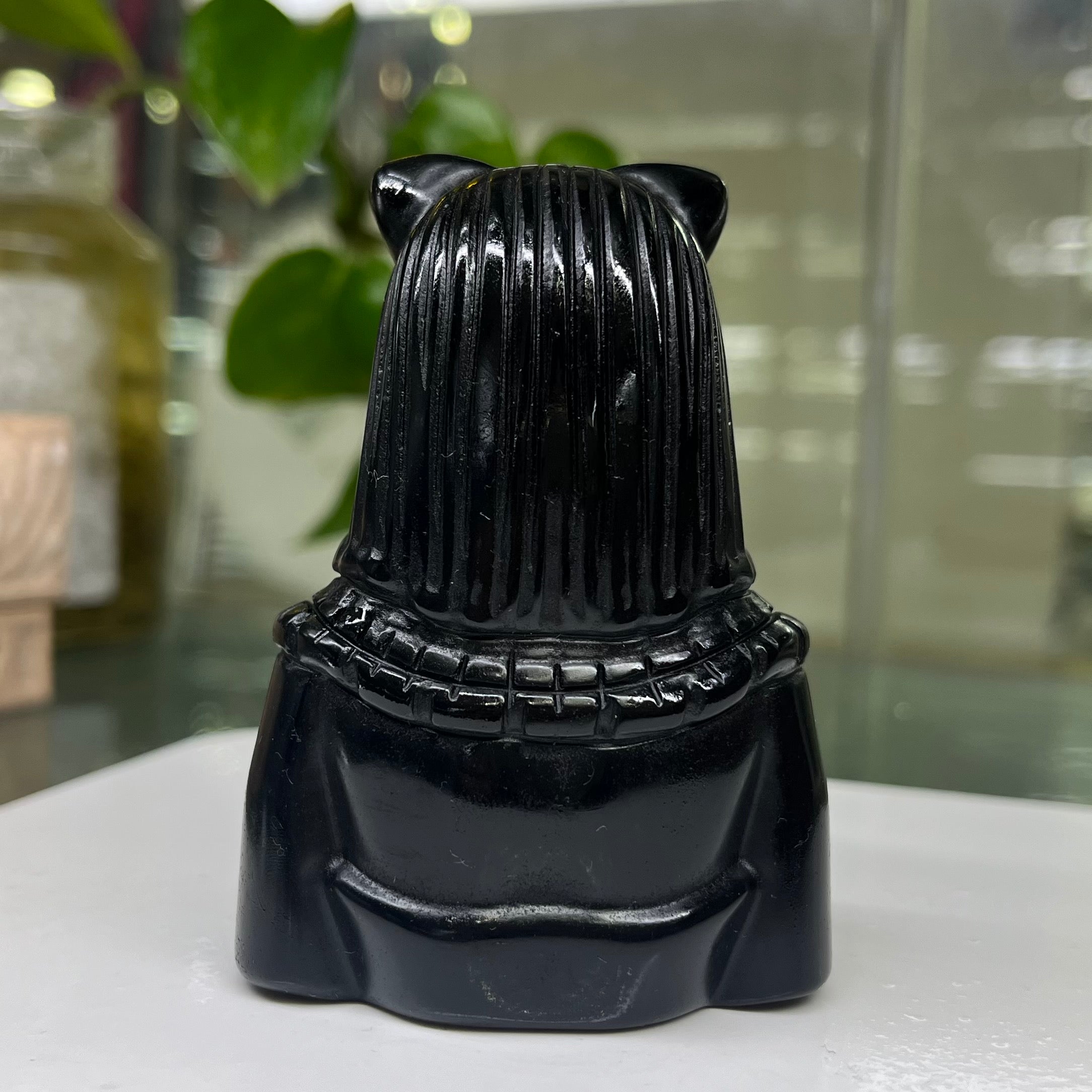 Egyptian Cat Lady Carving