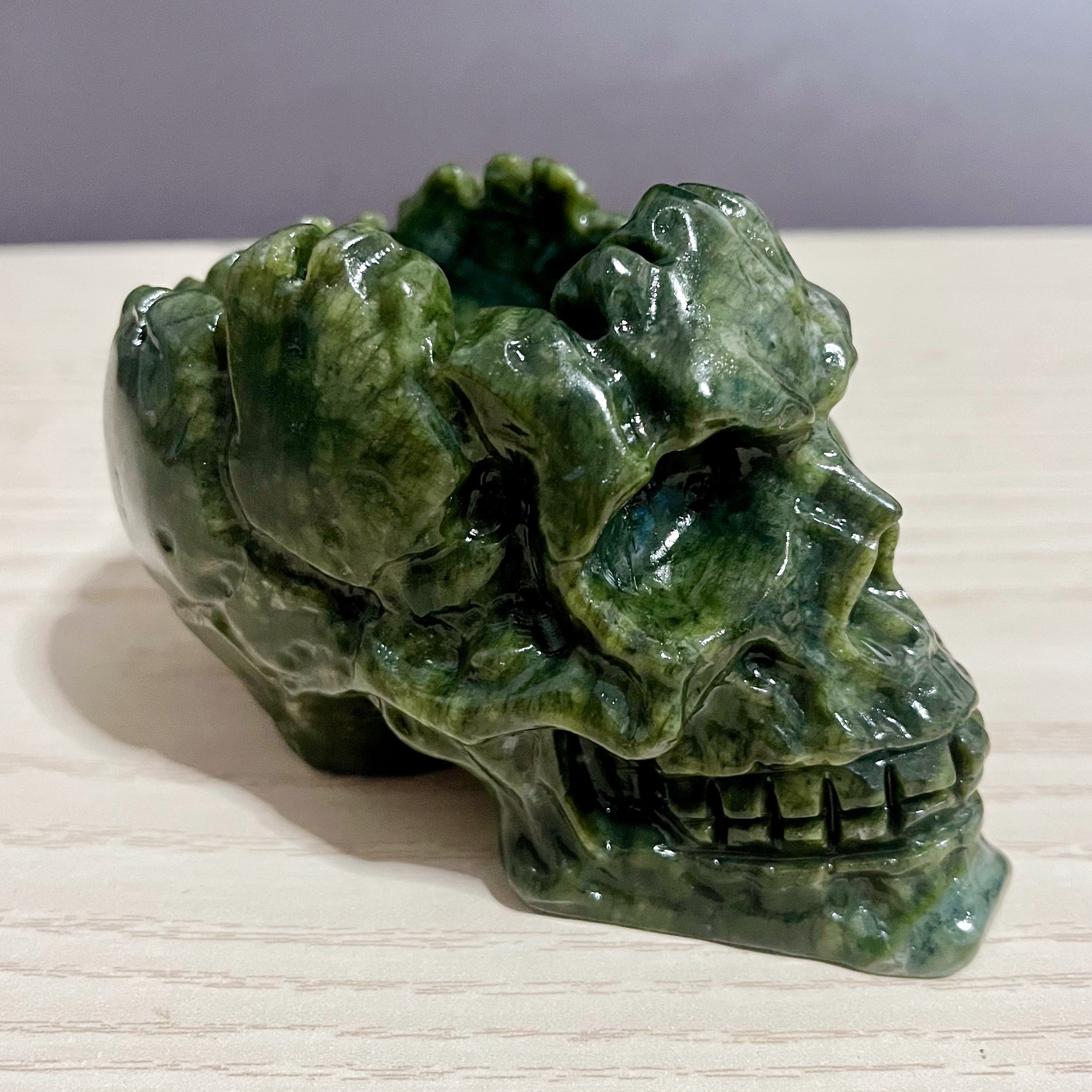 Serpentine Skull Bowl