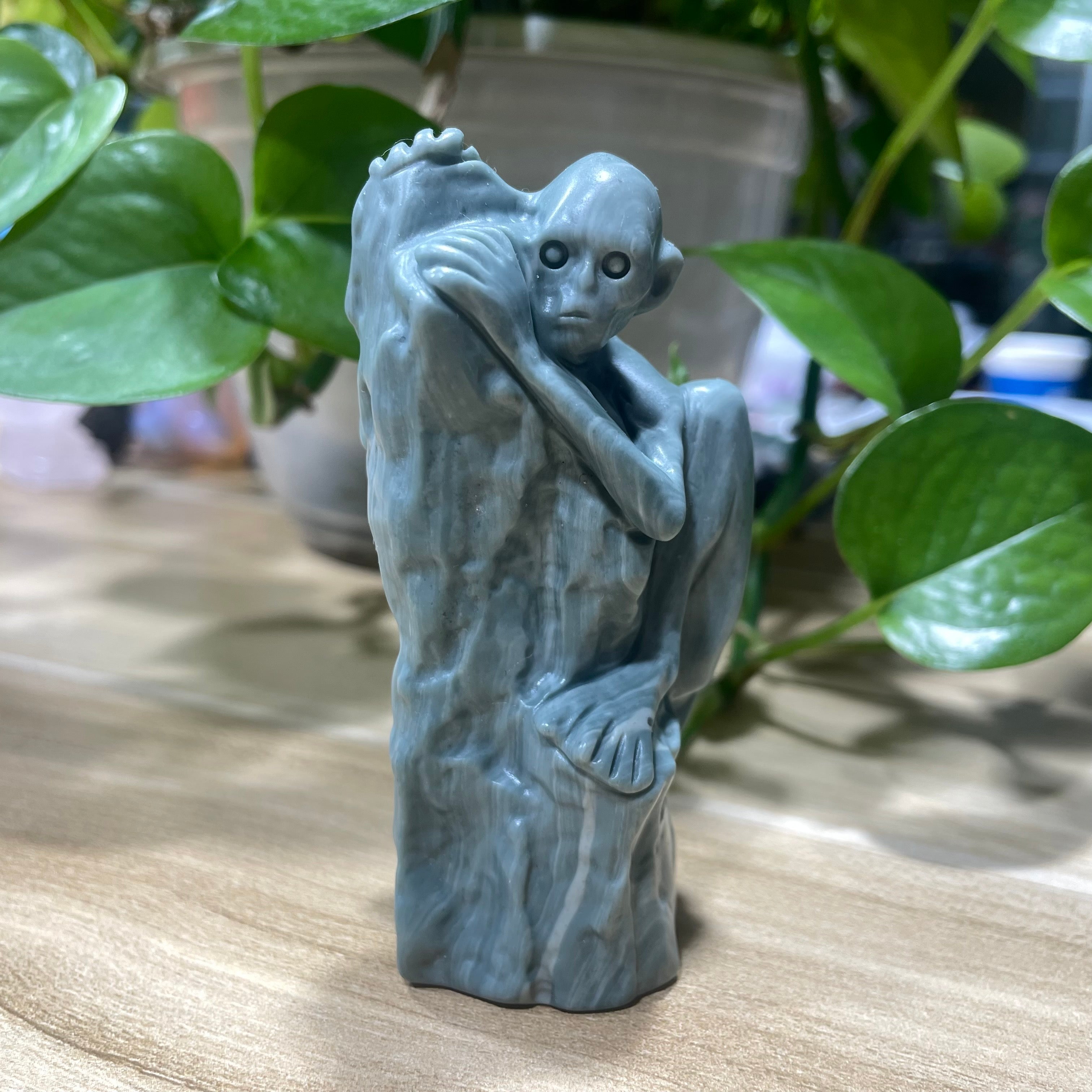 10CM Green Jasper Gollum The Lord of the Rings Carvings