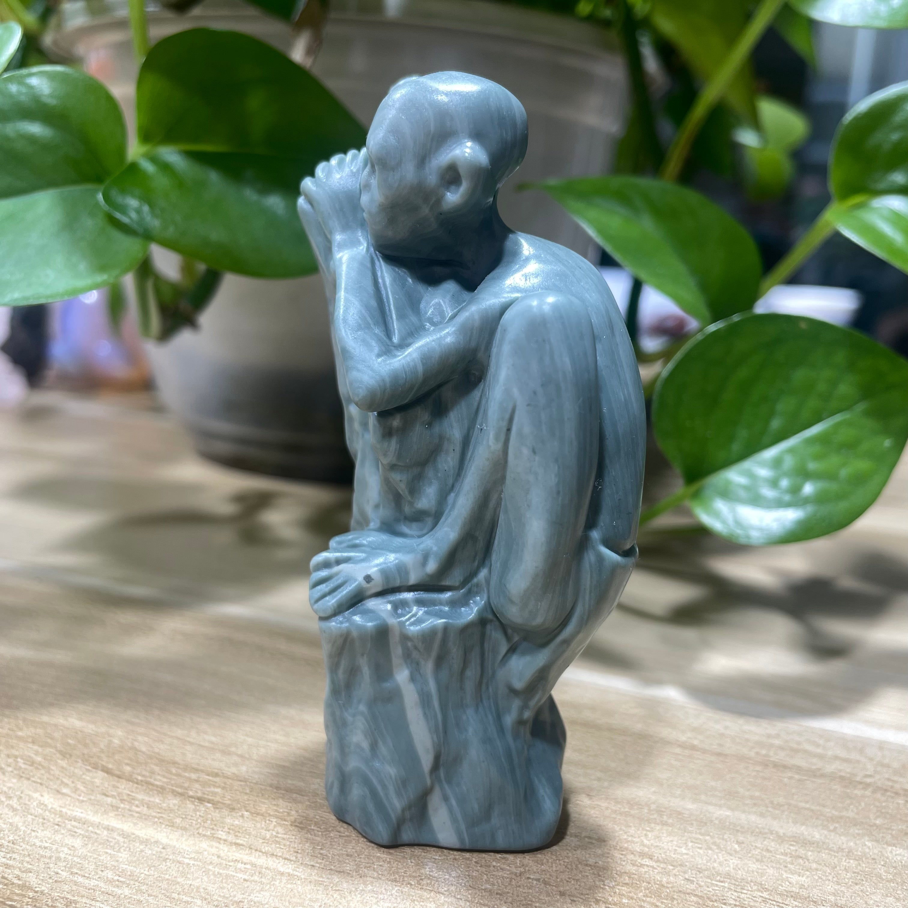 10CM Green Jasper Gollum The Lord of the Rings Carvings