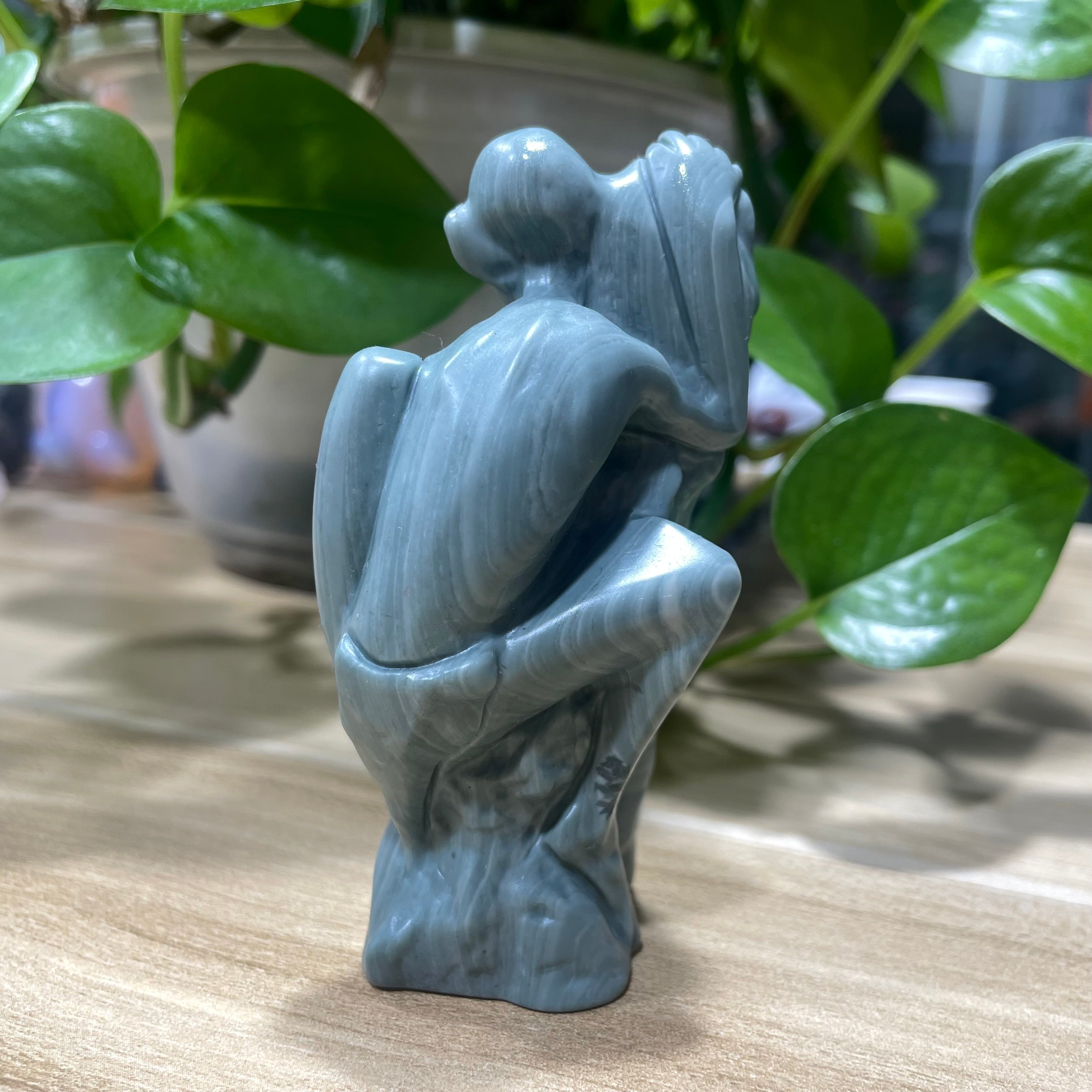 10CM Green Jasper Gollum The Lord of the Rings Carvings