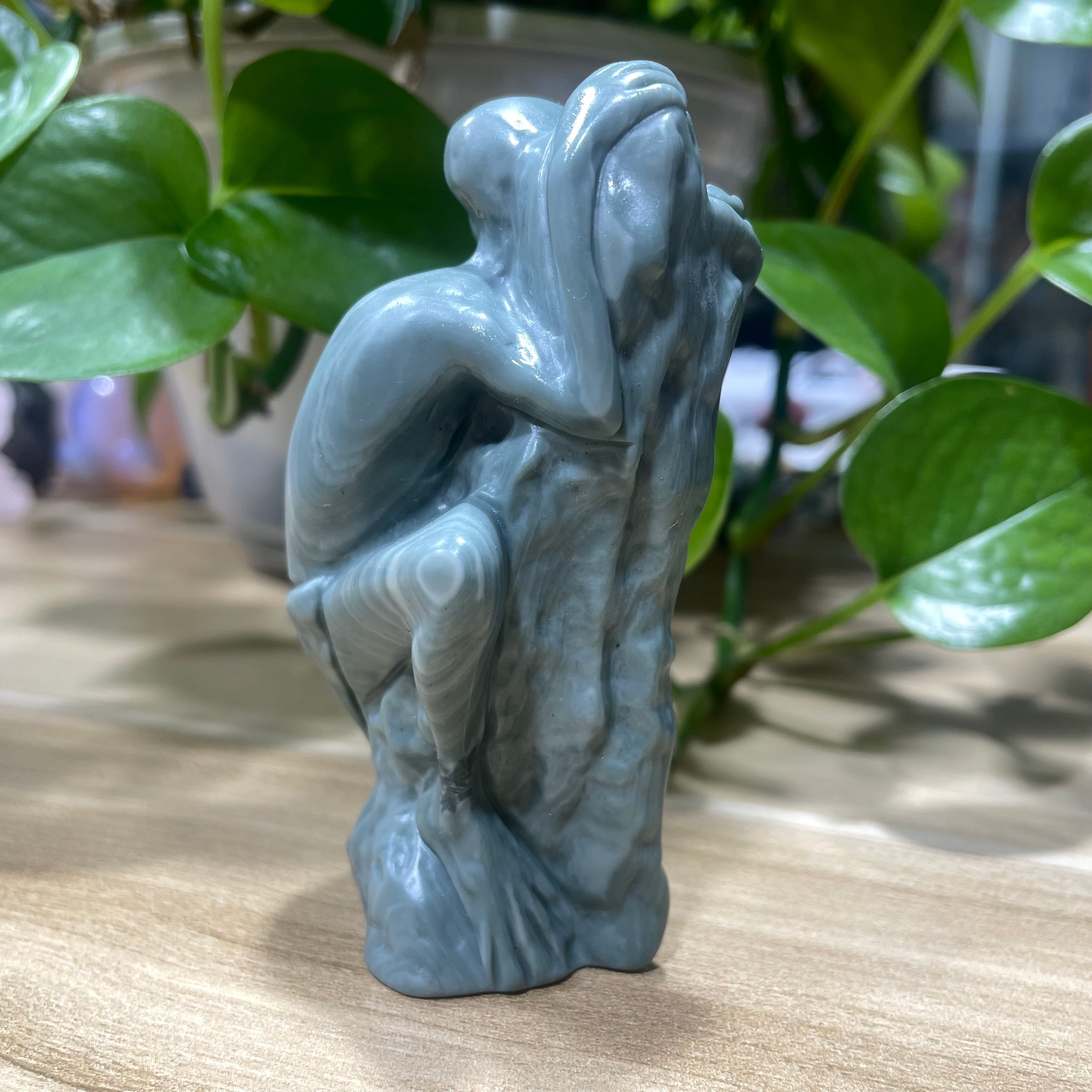 10CM Green Jasper Gollum The Lord of the Rings Carvings