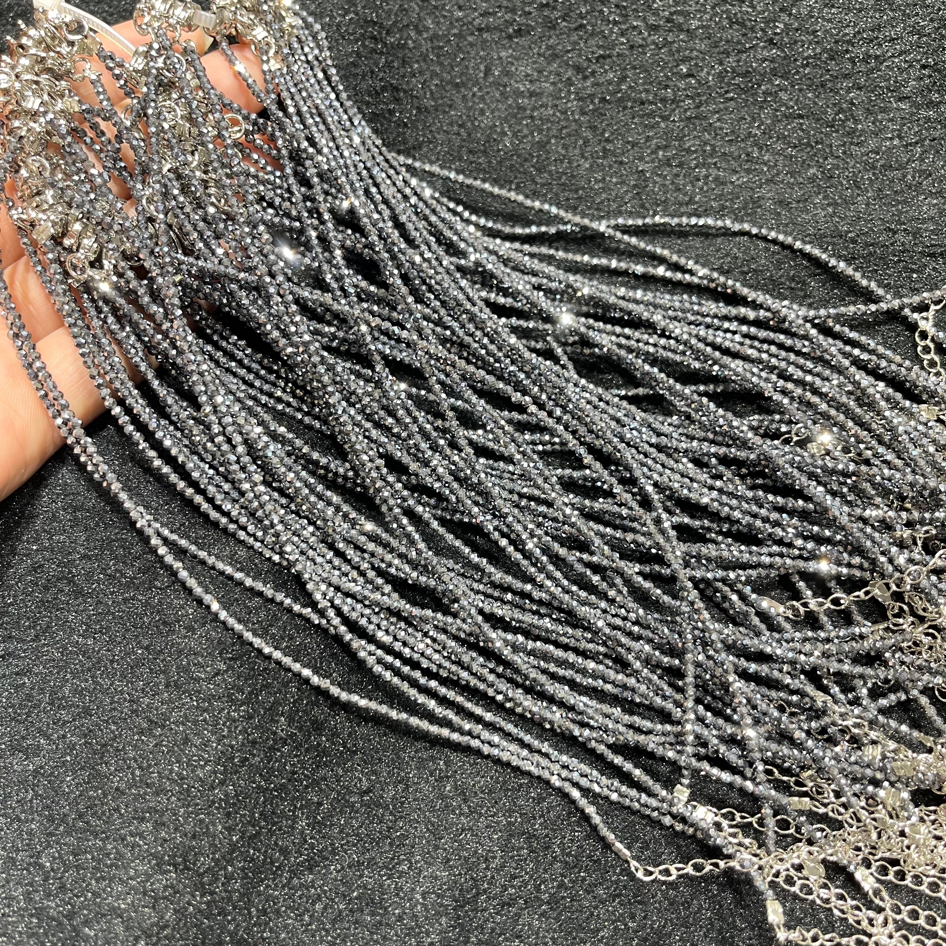 Faceted Teraherts Anklets