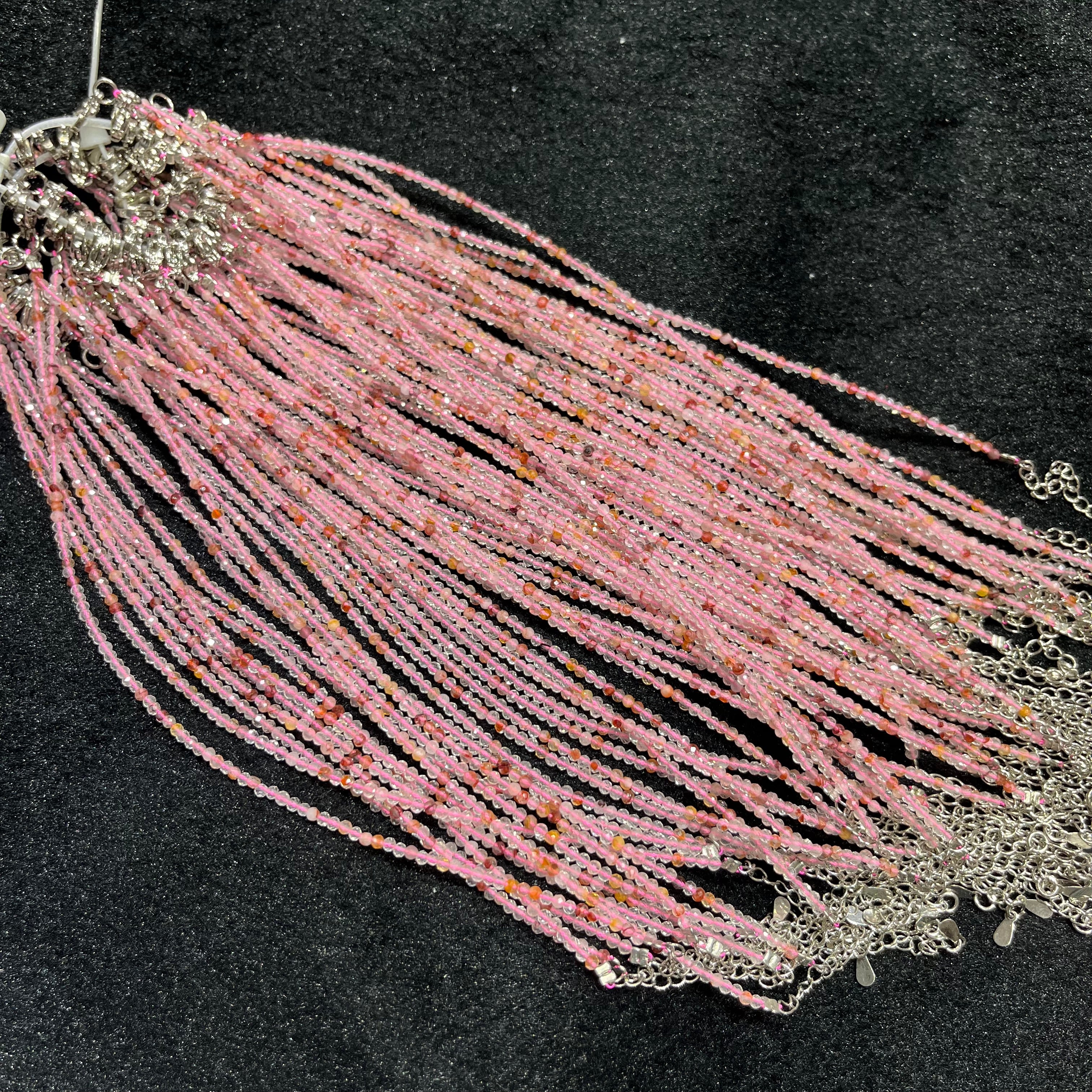 Faceted Fire Quartz Anklets