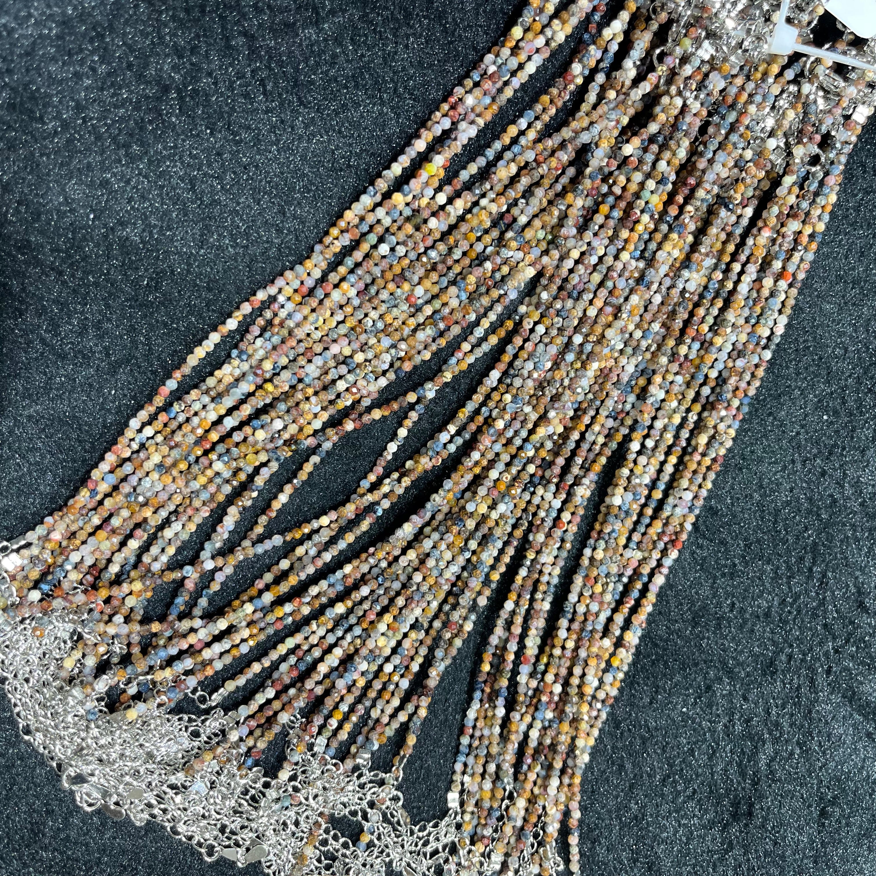 Faceted Pietersite Anklets