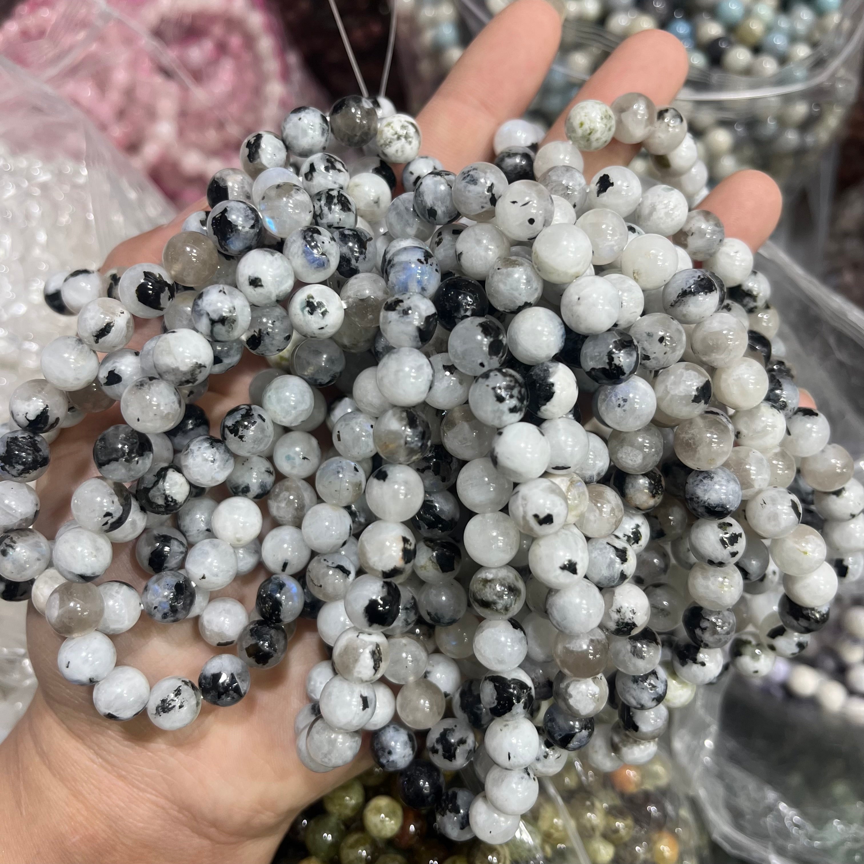 Rainbow Moonstone Bracelets