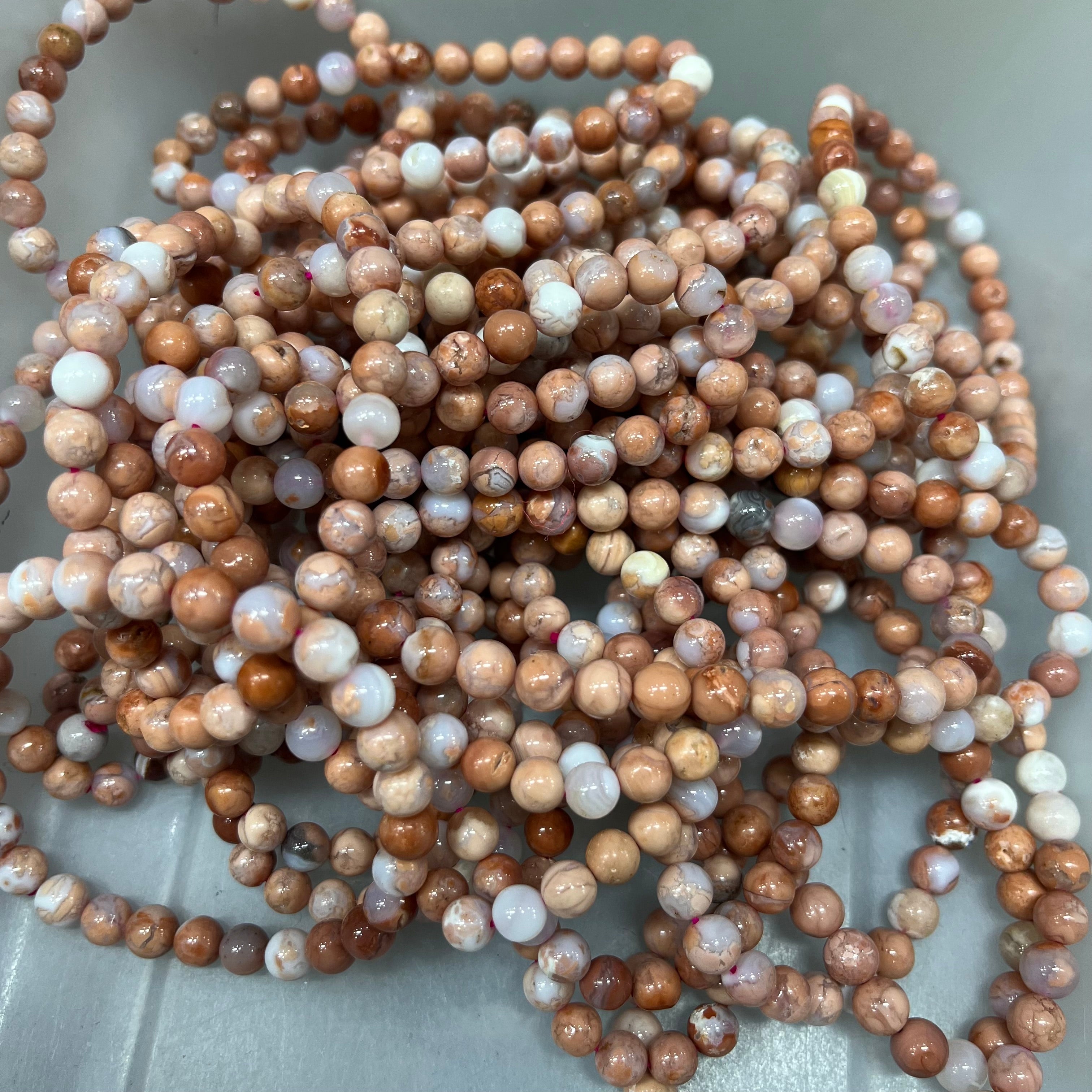 Pink Agate Bracelets