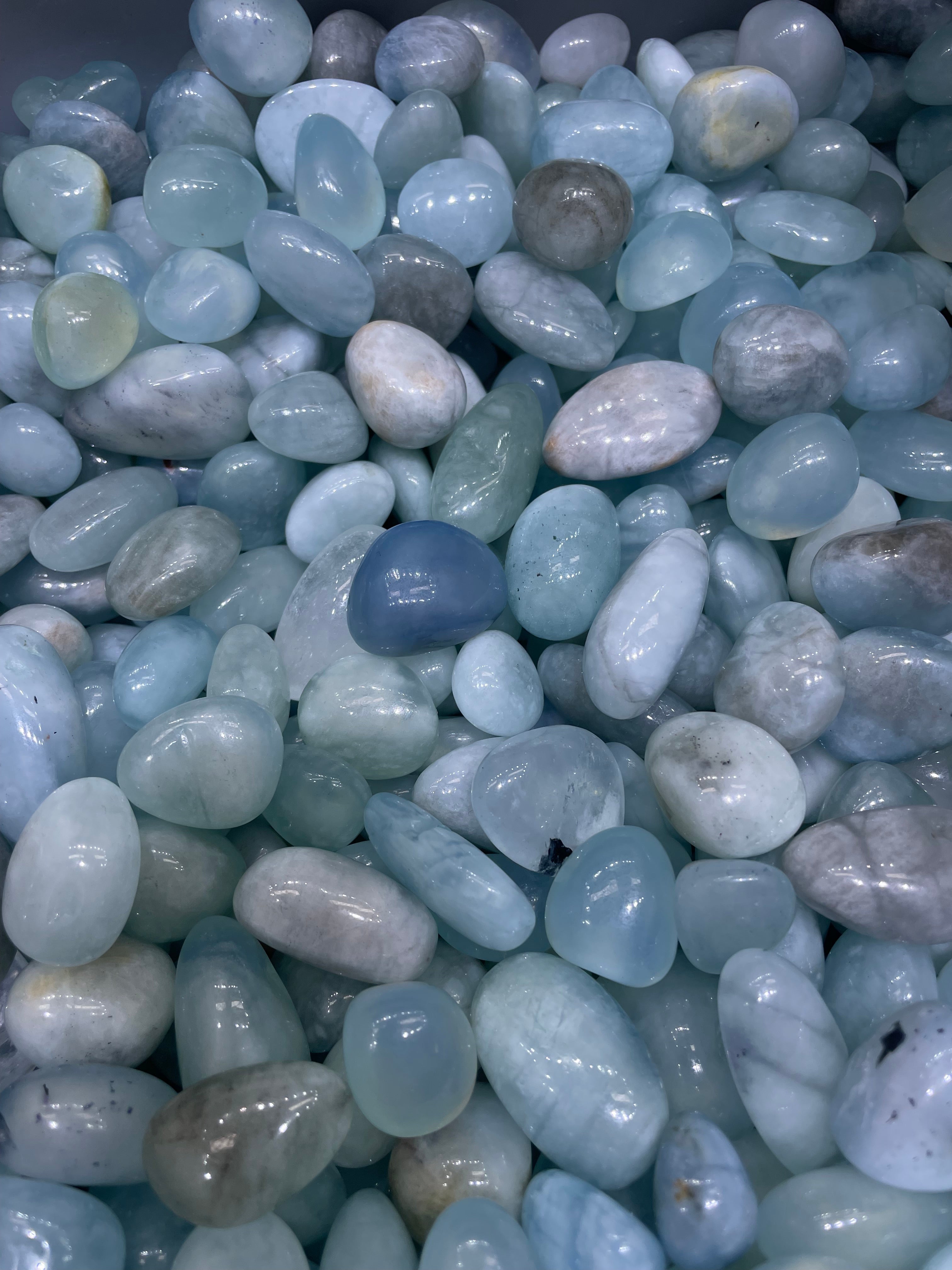 Aquamarine Tumbles