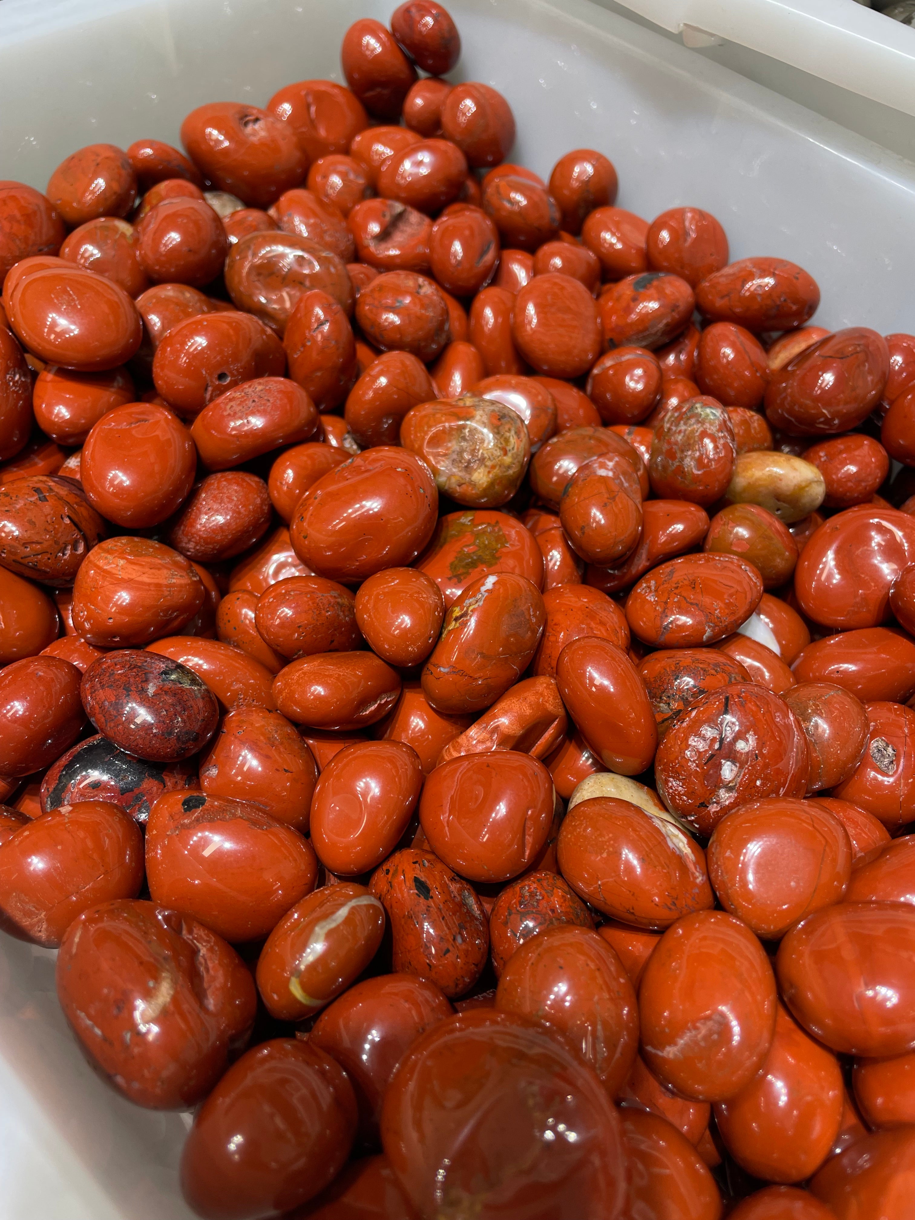 red jasper tumbles