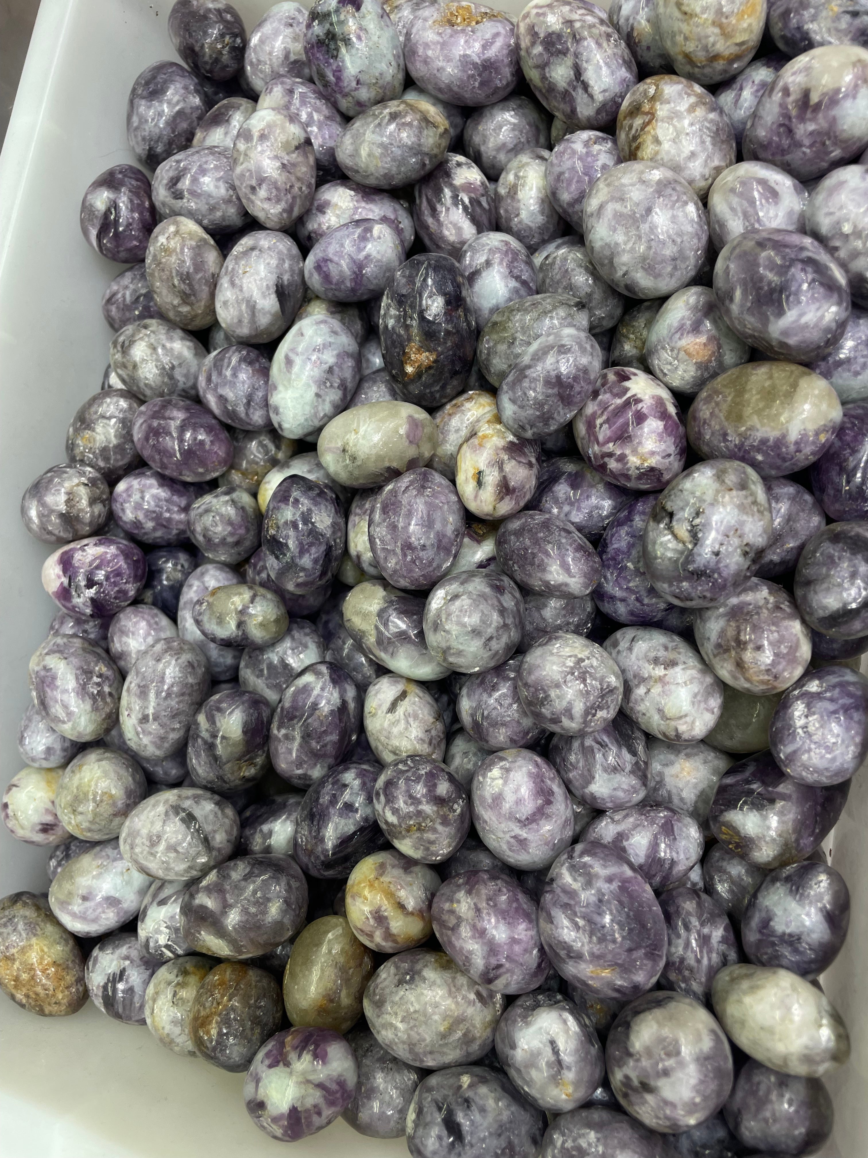 purple mica tumbles