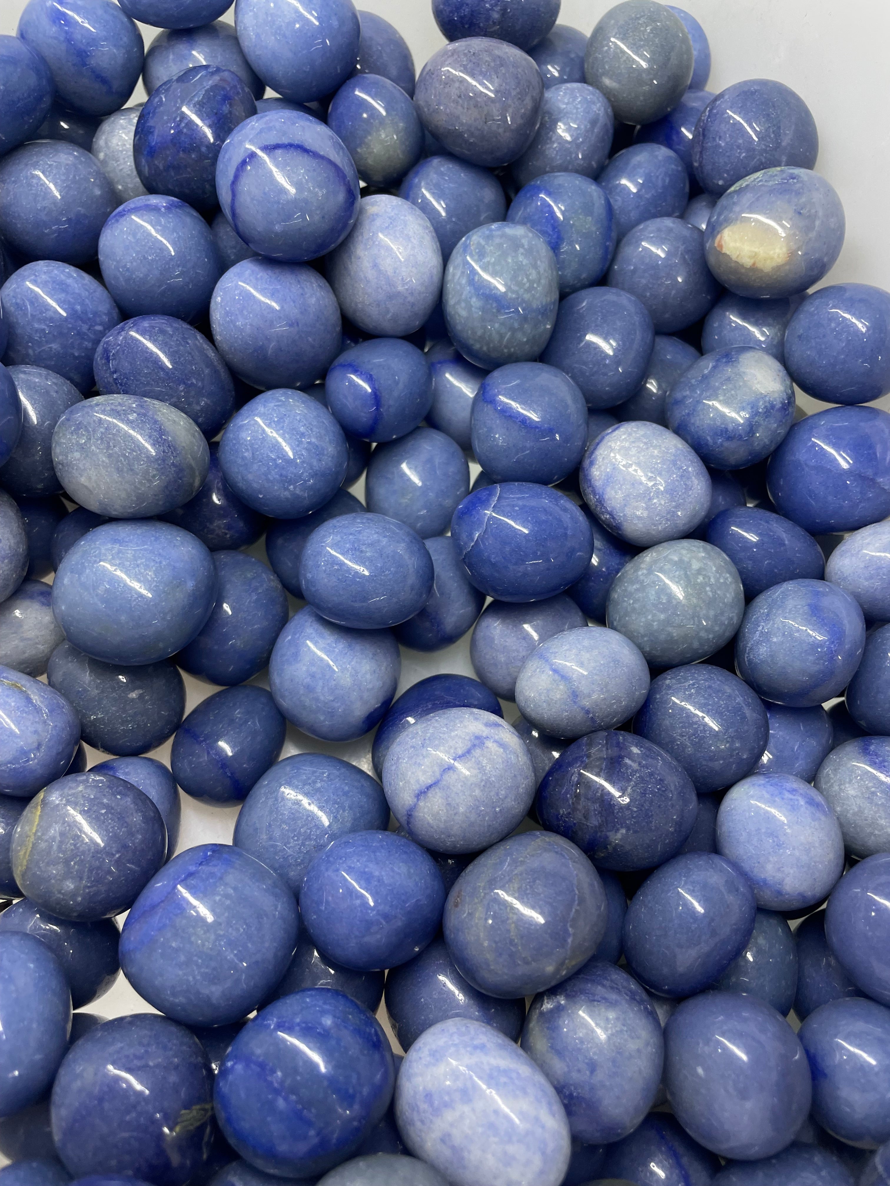 Blue aventurine tumbles