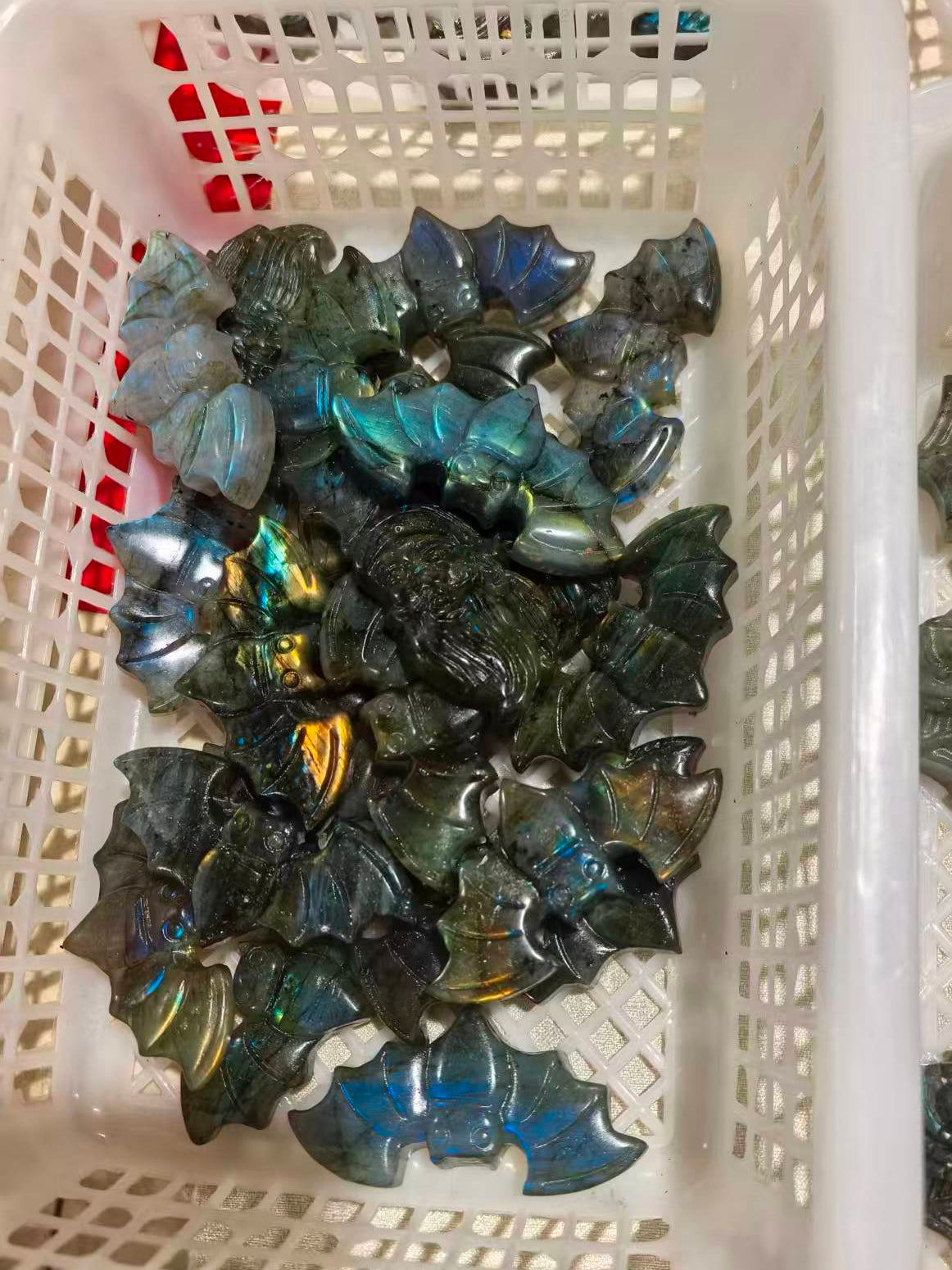 Labradorite flat carving