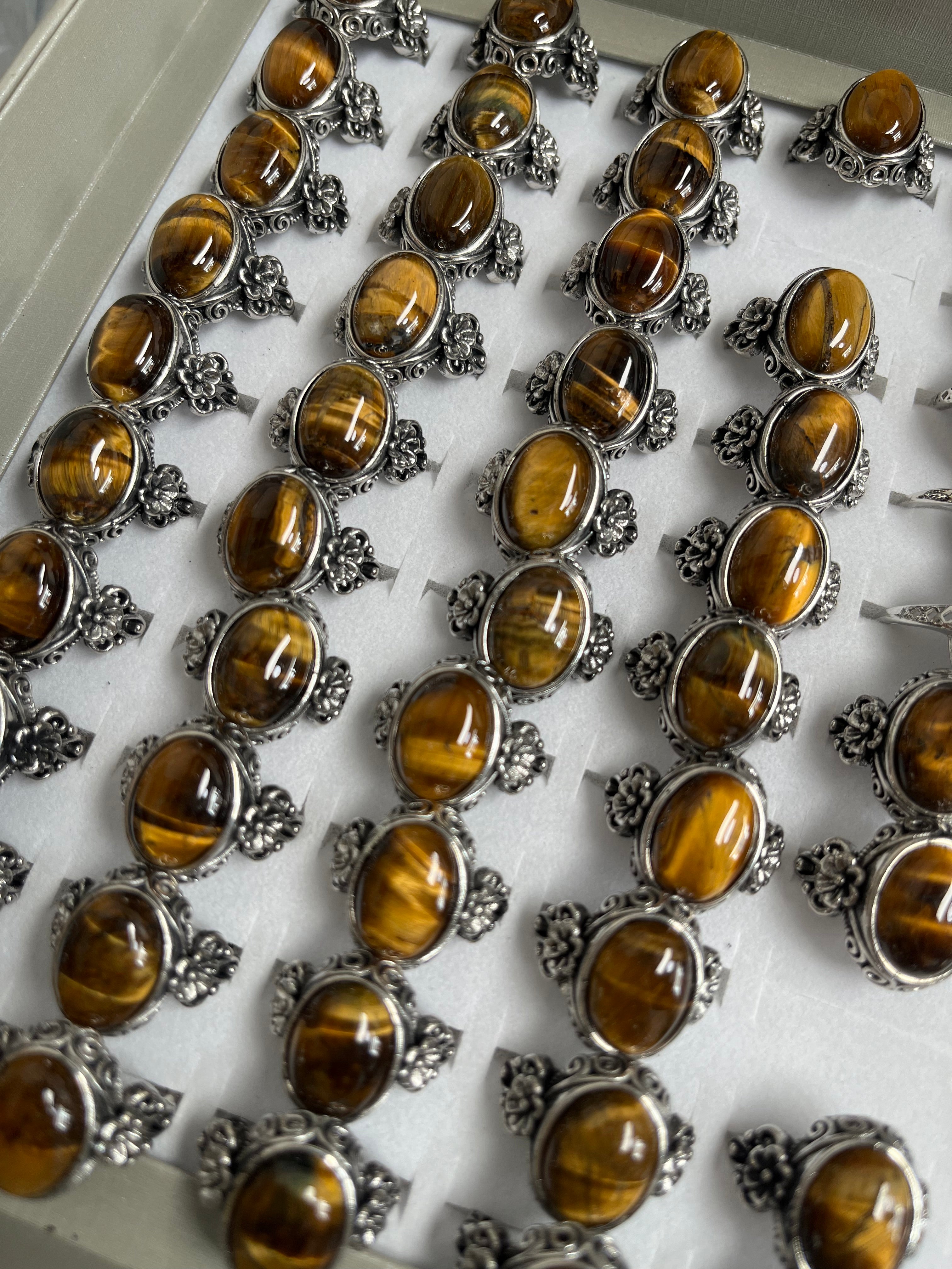 tiger eye ring